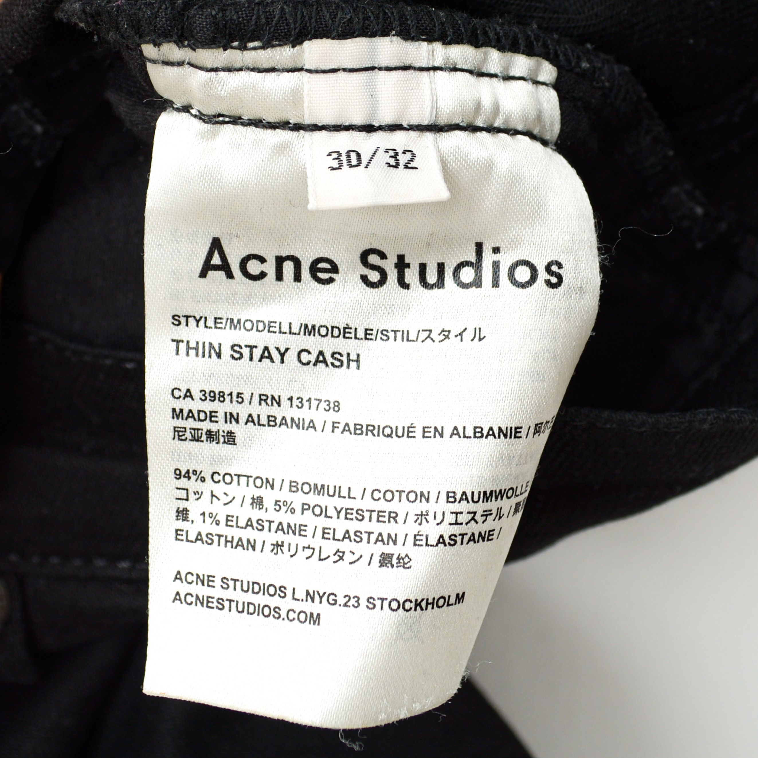 Acne Studios Acne Studios Town Vintage Jeans W30 L32 Pants Denim Slim Size US 30 / EU 46 - 6 Thumbnail