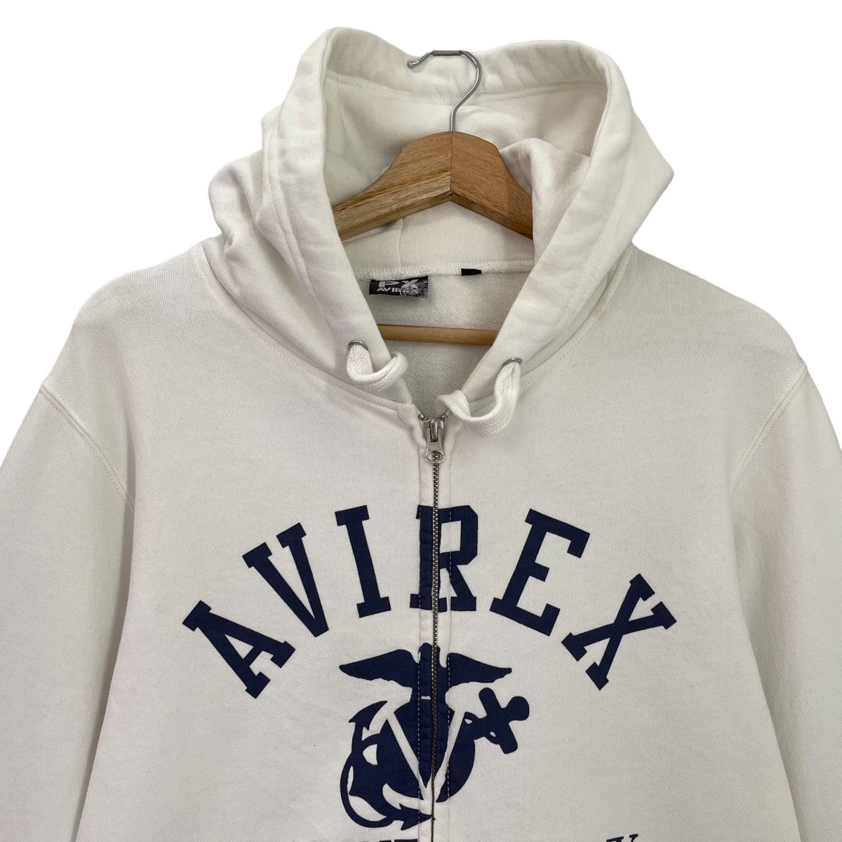 Avirex 90s Army Force Avirex Usa Zipper Hoodies Size M Size US M / EU 48-50 / 2 - 4 Thumbnail