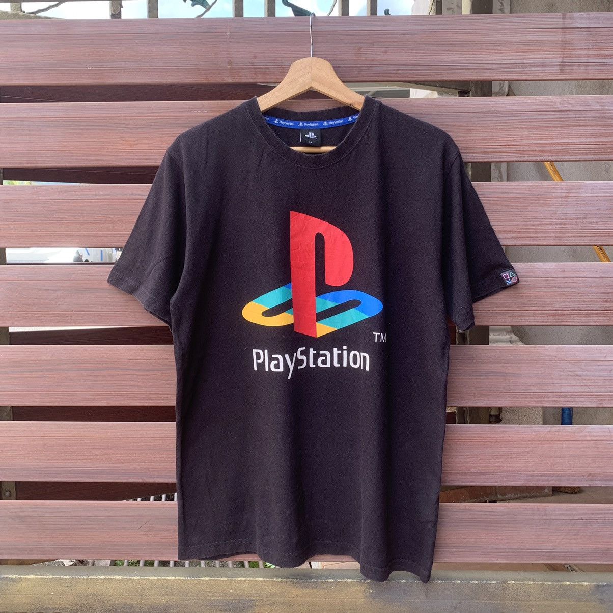 Y2K Playstation Big Logo Tee Tshirts