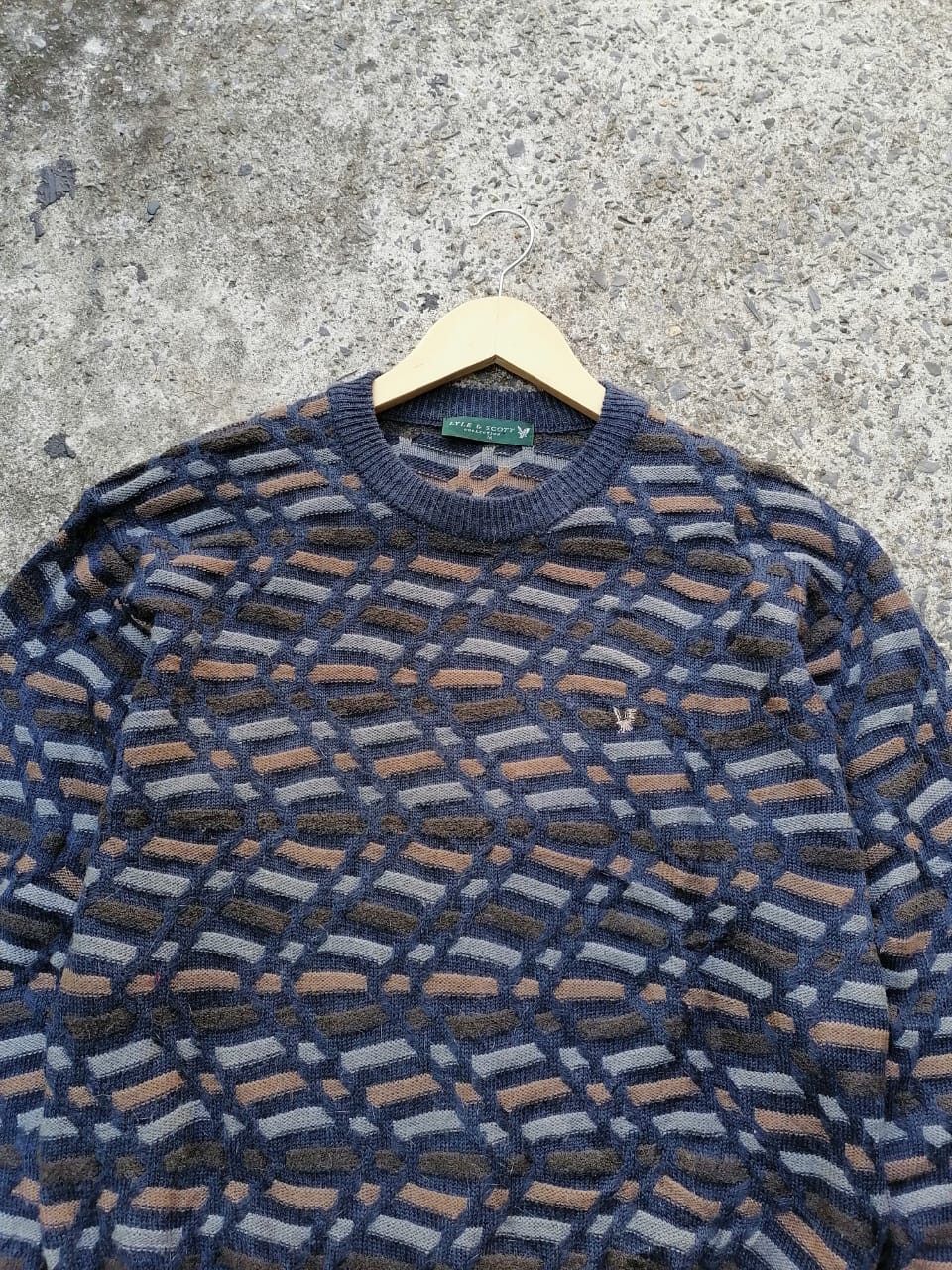 Japanese Brand × Lyle & Scott Lyle & Scott Nice Design Knitwear Size US M / EU 48-50 / 2 - 2 Thumbnail