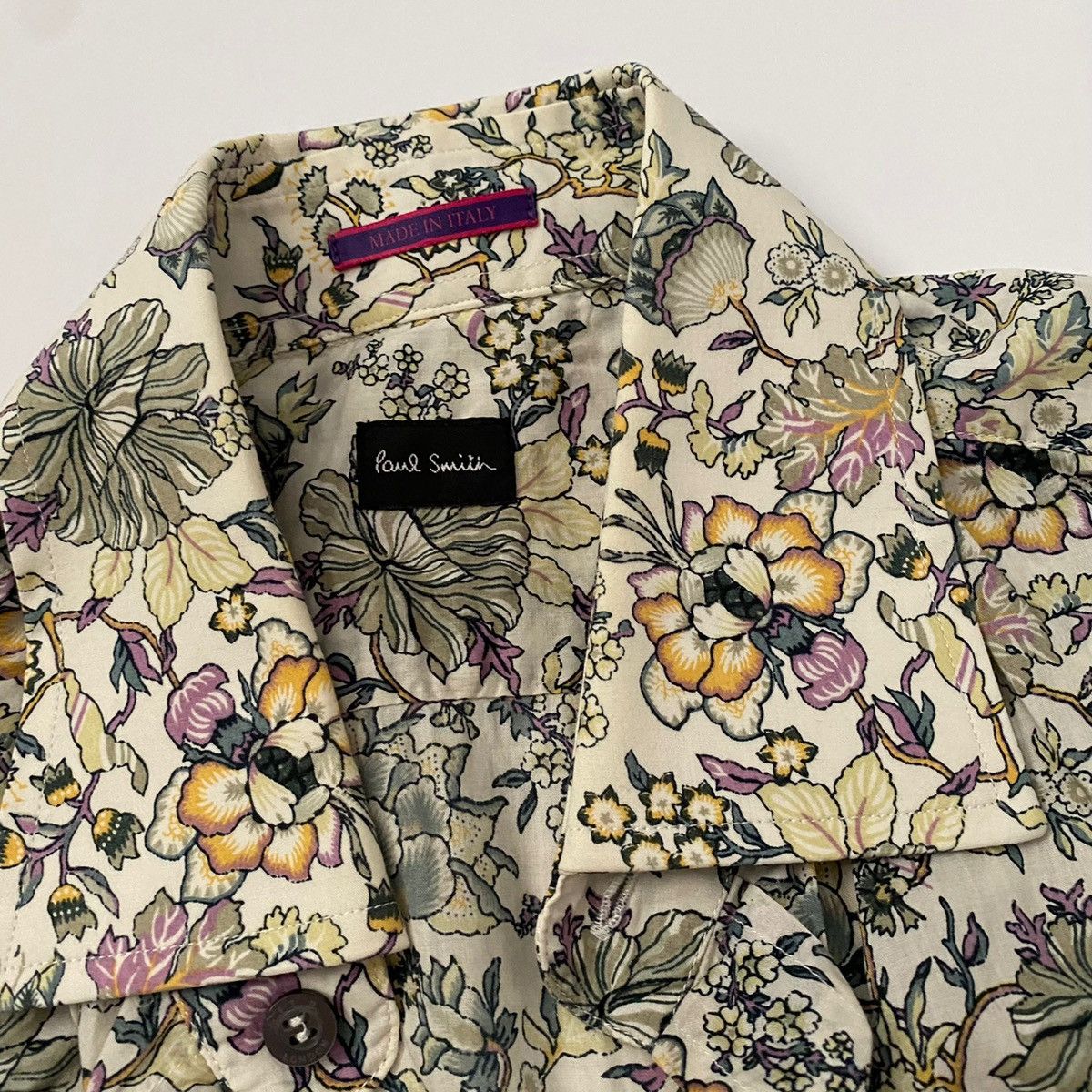 Paul Smith patterned shirt multicolour colourful vintage