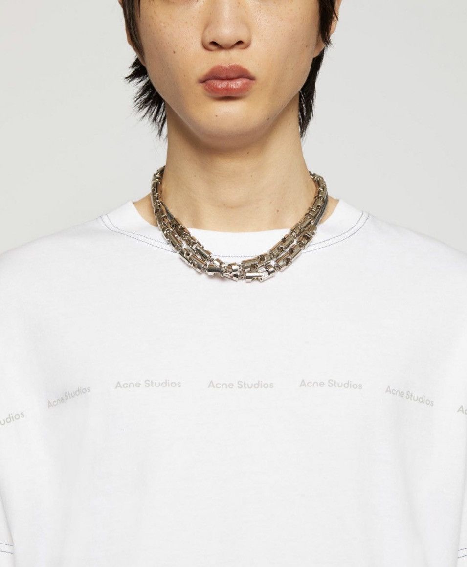 Never worn acne studios logo t-shirt