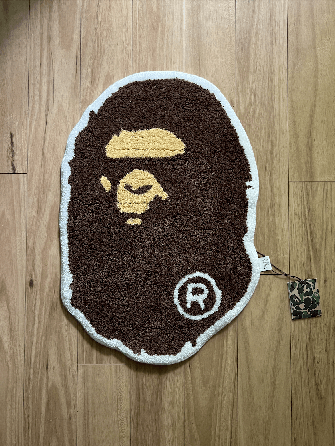 Bape OG Bape Bathing Ape Floor Mat Rug Grailed