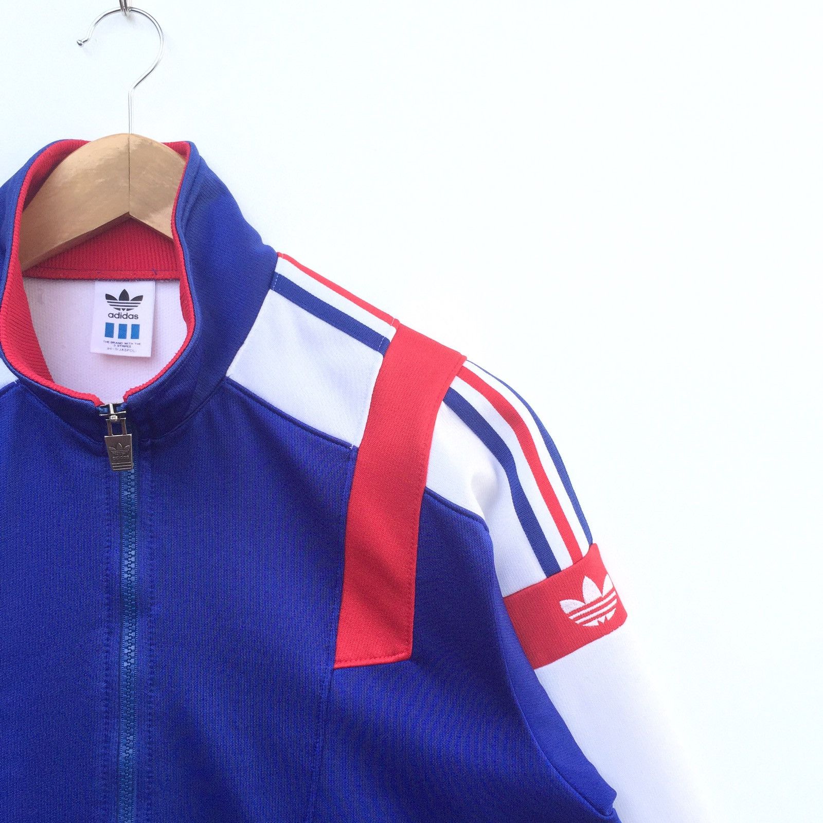 Adidas Vintage 90s Adidas Trefoil Spell Out Jacket | Retro M Size US M / EU 48-50 / 2 - 5 Thumbnail