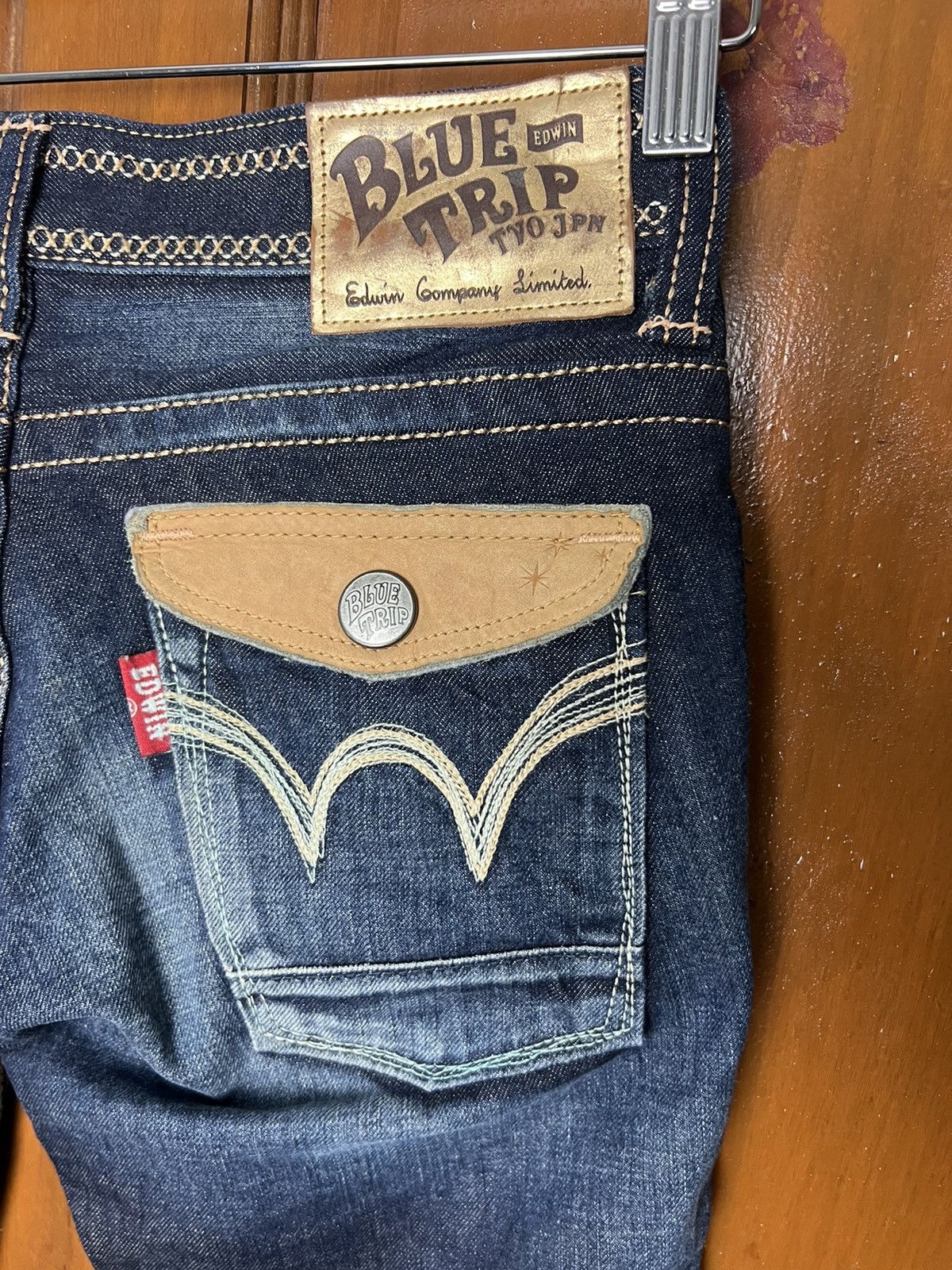 Edwin × Vintage Vintage Edwin Blue Trip Tyo Japan Style Size US 28 / EU 44 - 8 Thumbnail