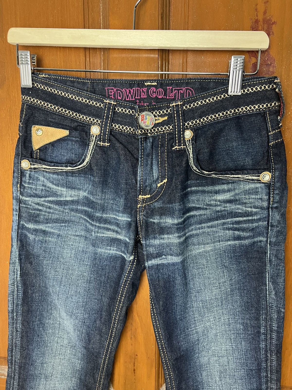 Edwin × Vintage Vintage Edwin Blue Trip Tyo Japan Style Size US 28 / EU 44 - 3 Thumbnail