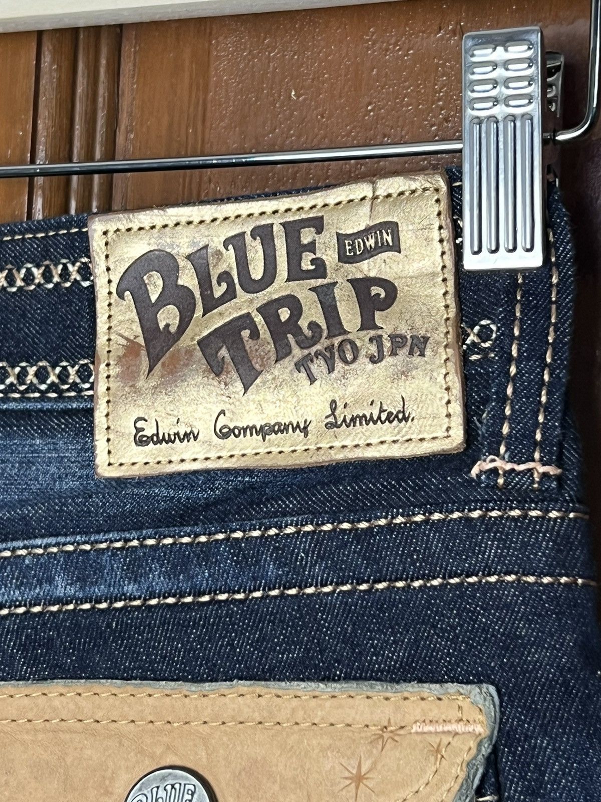 Edwin × Vintage Vintage Edwin Blue Trip Tyo Japan Style Size US 28 / EU 44 - 10 Thumbnail