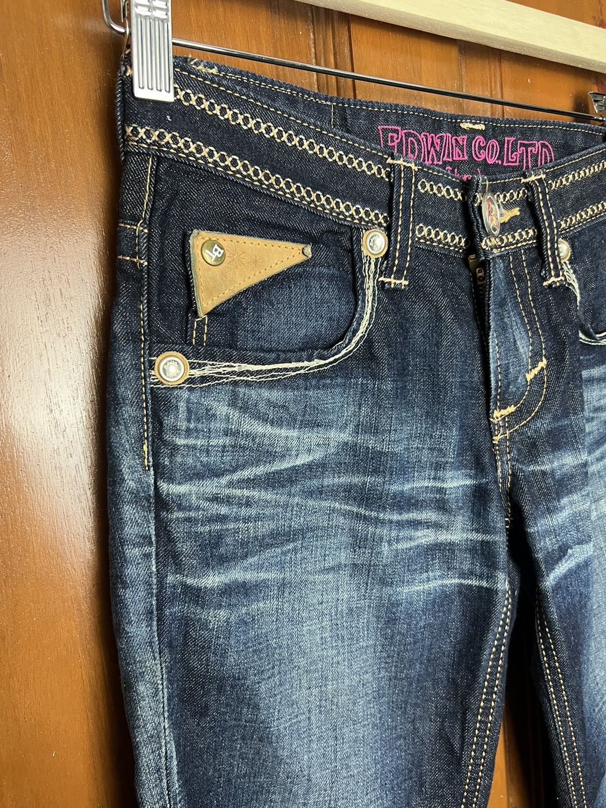 Edwin × Vintage Vintage Edwin Blue Trip Tyo Japan Style Size US 28 / EU 44 - 5 Thumbnail