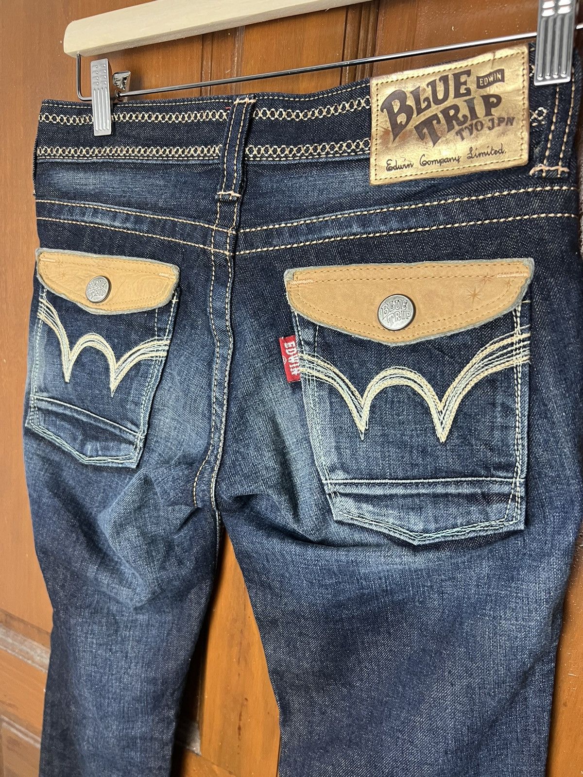 Edwin × Vintage Vintage Edwin Blue Trip Tyo Japan Style Size US 28 / EU 44 - 7 Thumbnail