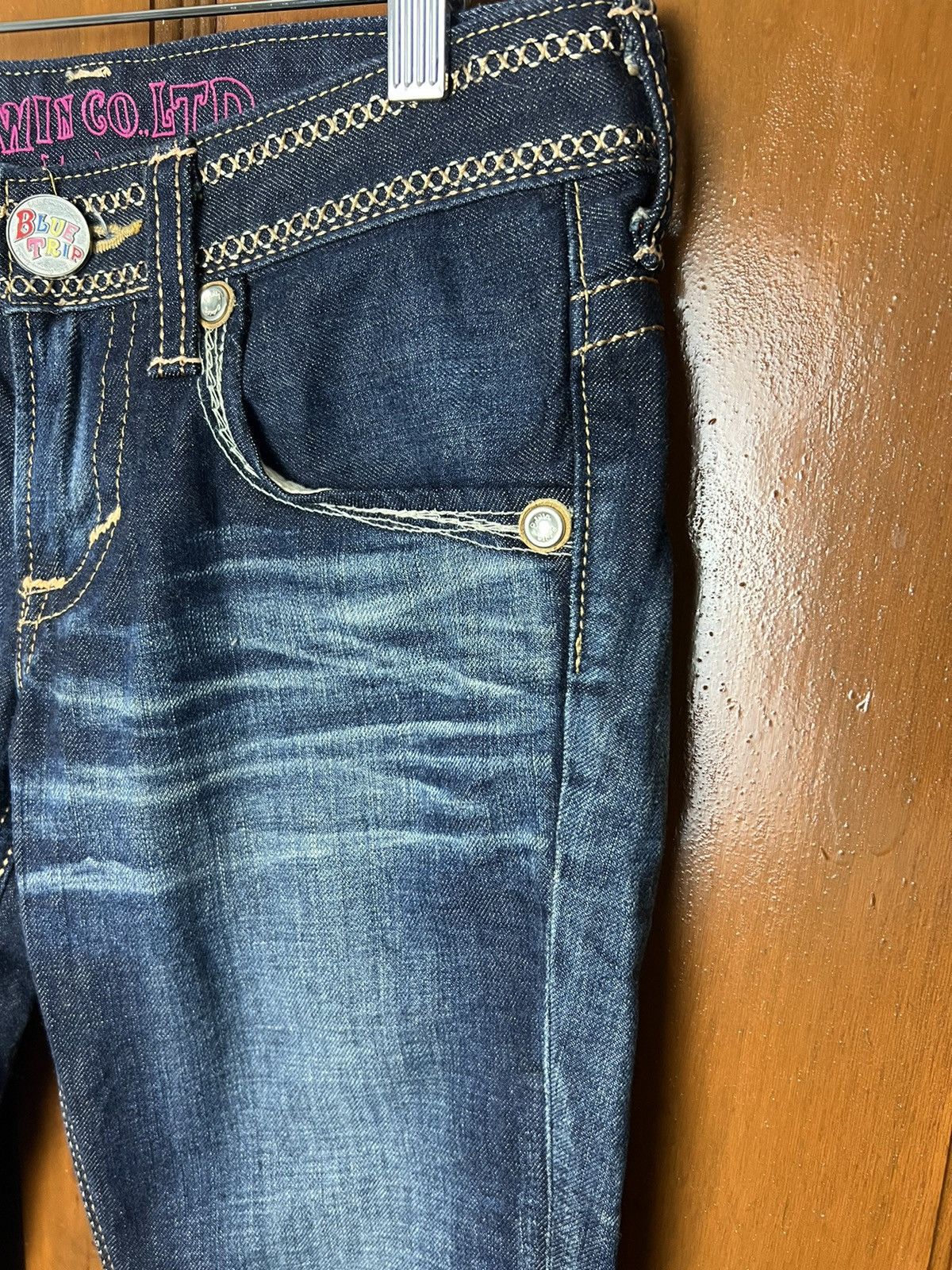 Edwin × Vintage Vintage Edwin Blue Trip Tyo Japan Style Size US 28 / EU 44 - 4 Thumbnail