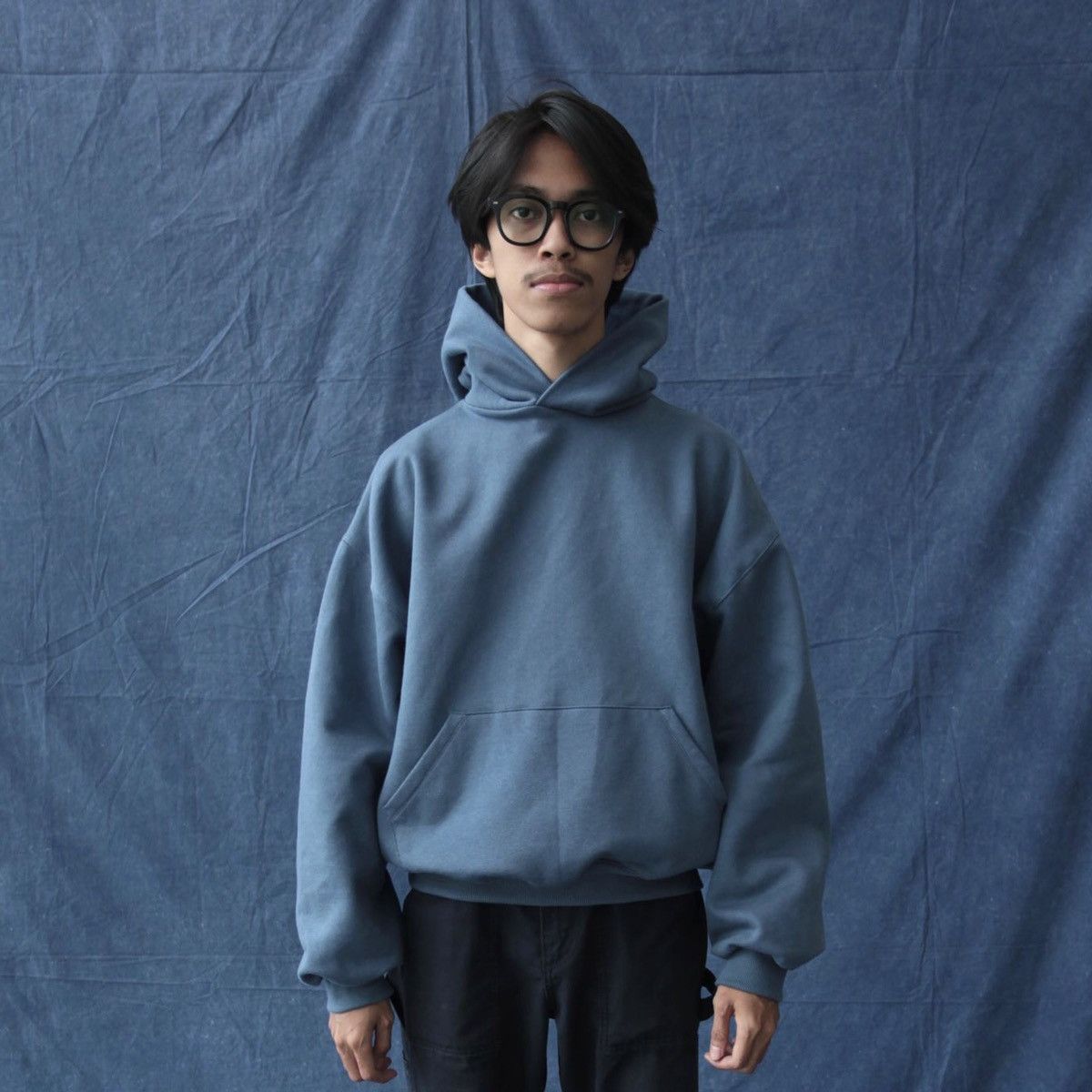 Air Force Blue Hoodie Boxyfit - AAF V1