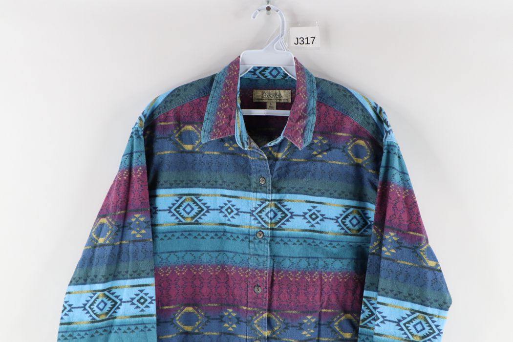 Vintage Vintage Cabelas Southwestern Rainbow Chamois Button Shirt | Grailed