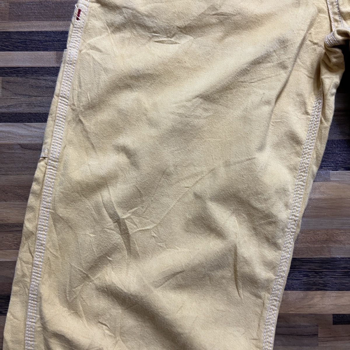 Ben Davis Ben Davies Yellow Overall Worker Pants Side Pocket Size US 28 / EU 44 - 10 Thumbnail