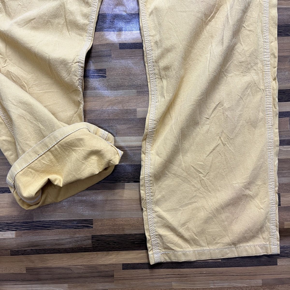 Ben Davis Ben Davies Yellow Overall Worker Pants Side Pocket Size US 28 / EU 44 - 11 Thumbnail