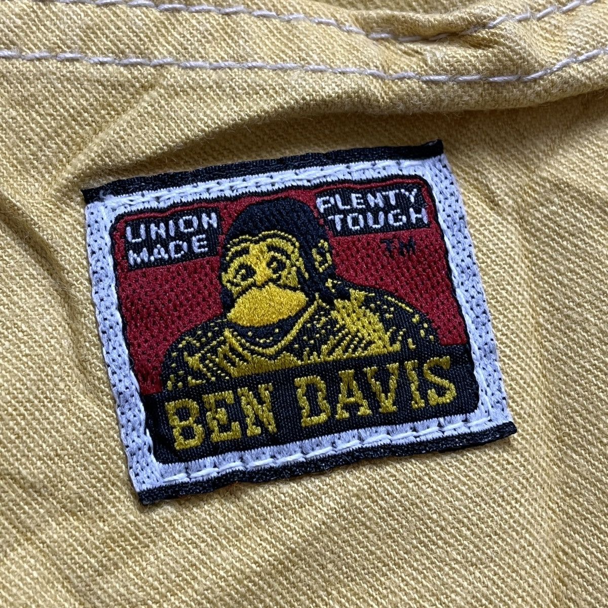 Ben Davis Ben Davies Yellow Overall Worker Pants Side Pocket Size US 28 / EU 44 - 13 Thumbnail