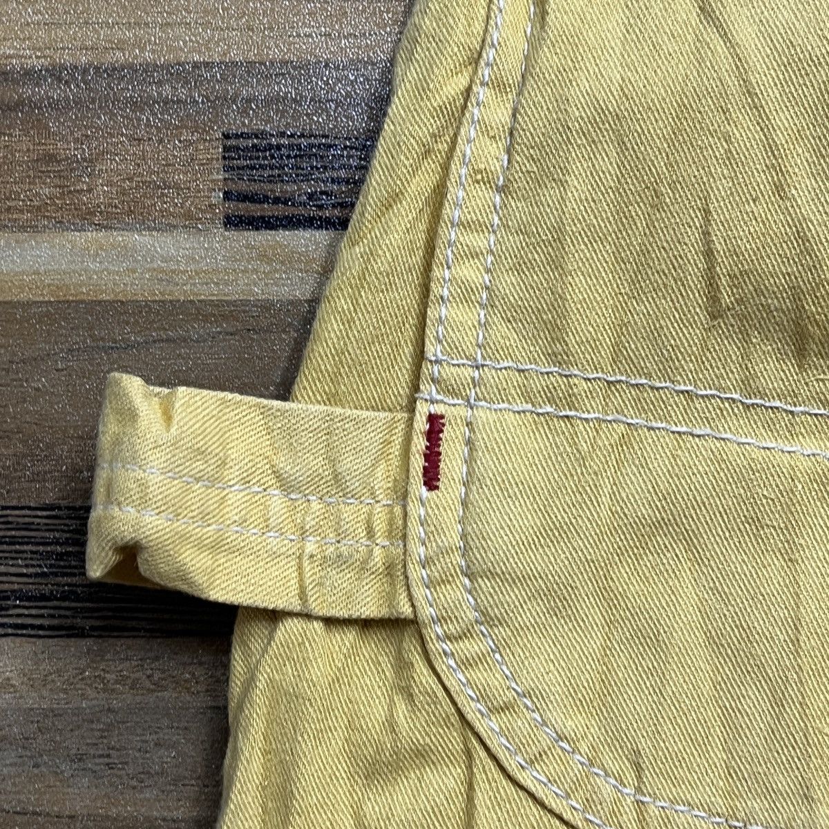 Ben Davis Ben Davies Yellow Overall Worker Pants Side Pocket Size US 28 / EU 44 - 12 Thumbnail