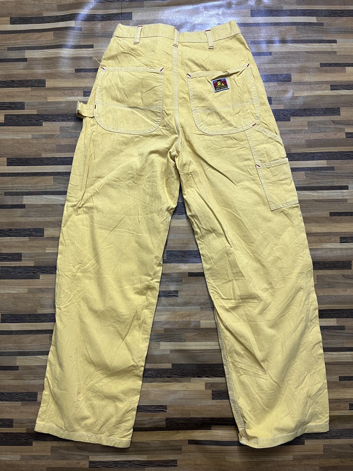 Ben Davis Ben Davies Yellow Overall Worker Pants Side Pocket Size US 28 / EU 44 - 16 Thumbnail