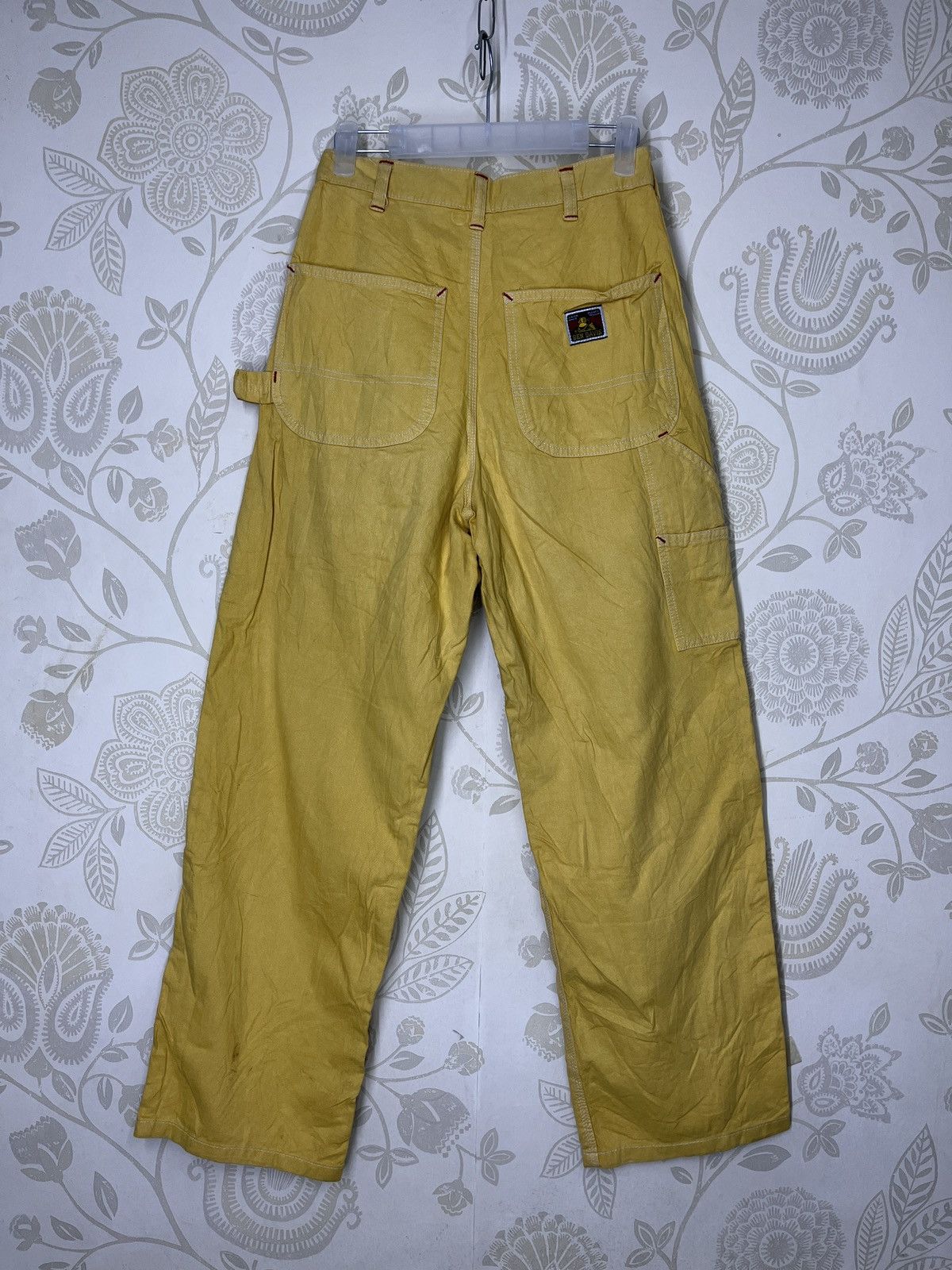 Ben Davis Ben Davies Yellow Overall Worker Pants Side Pocket Size US 28 / EU 44 - 2 Thumbnail