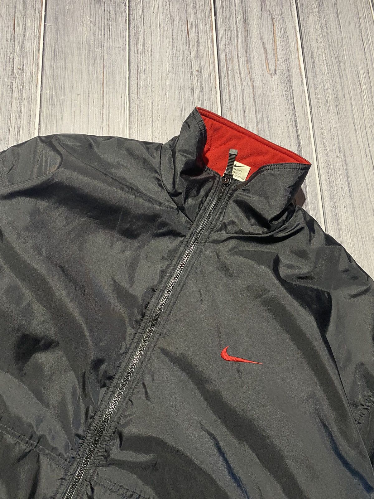 Nike Vintage Nike Nylon Puffer Jacket 90s Big Logo Size US XL / EU 56 / 4 - 4 Thumbnail