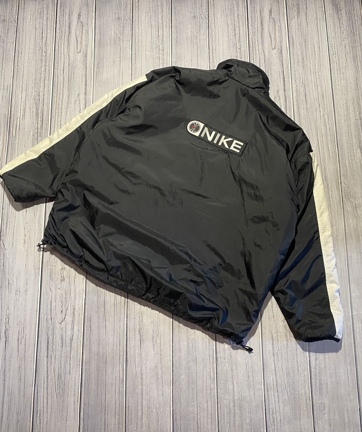 Nike Long Padded Jacket with Hood Streetwear Vintage 90s