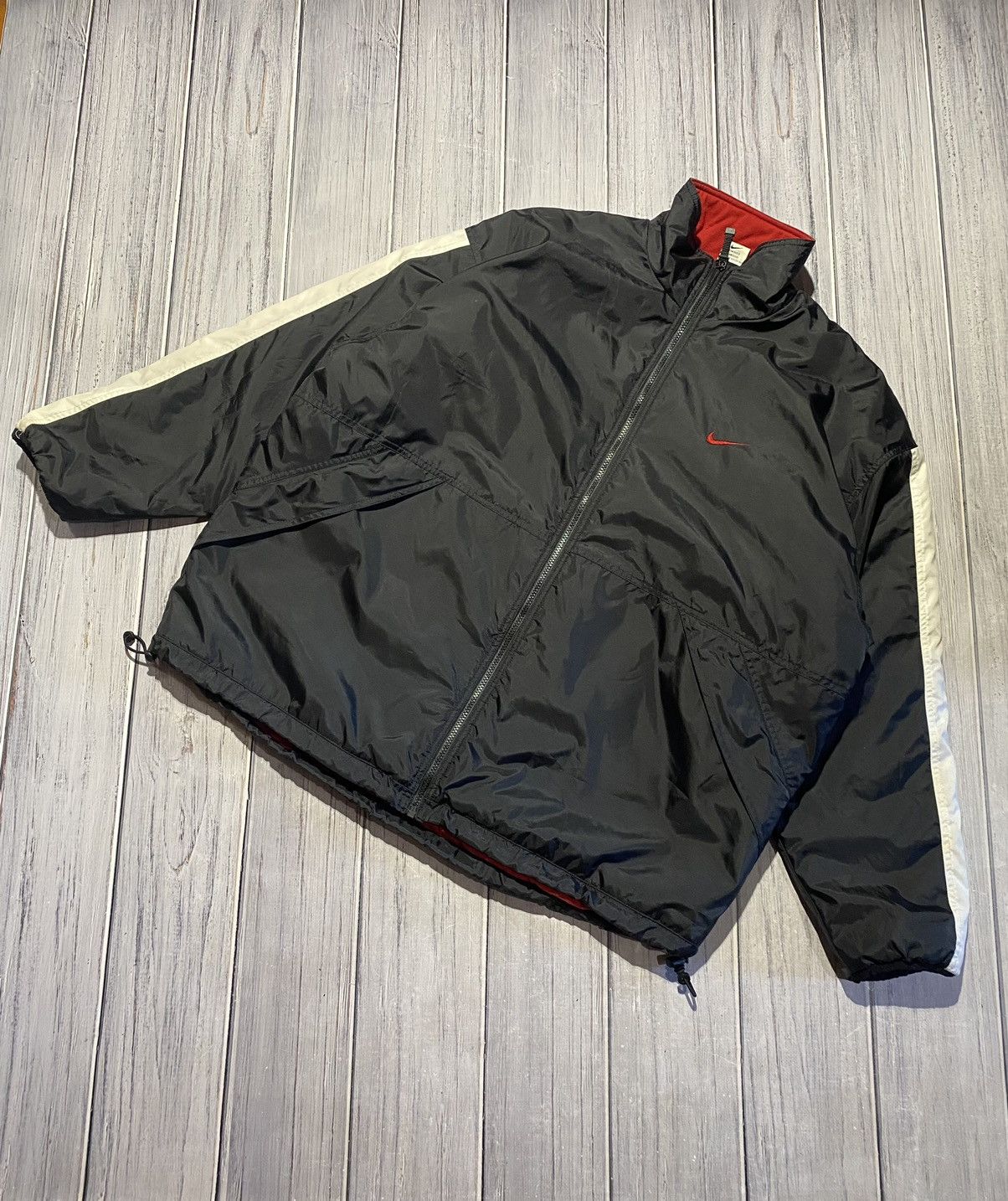 Nike Vintage Nike Nylon Puffer Jacket 90s Big Logo Size US XL / EU 56 / 4 - 3 Thumbnail