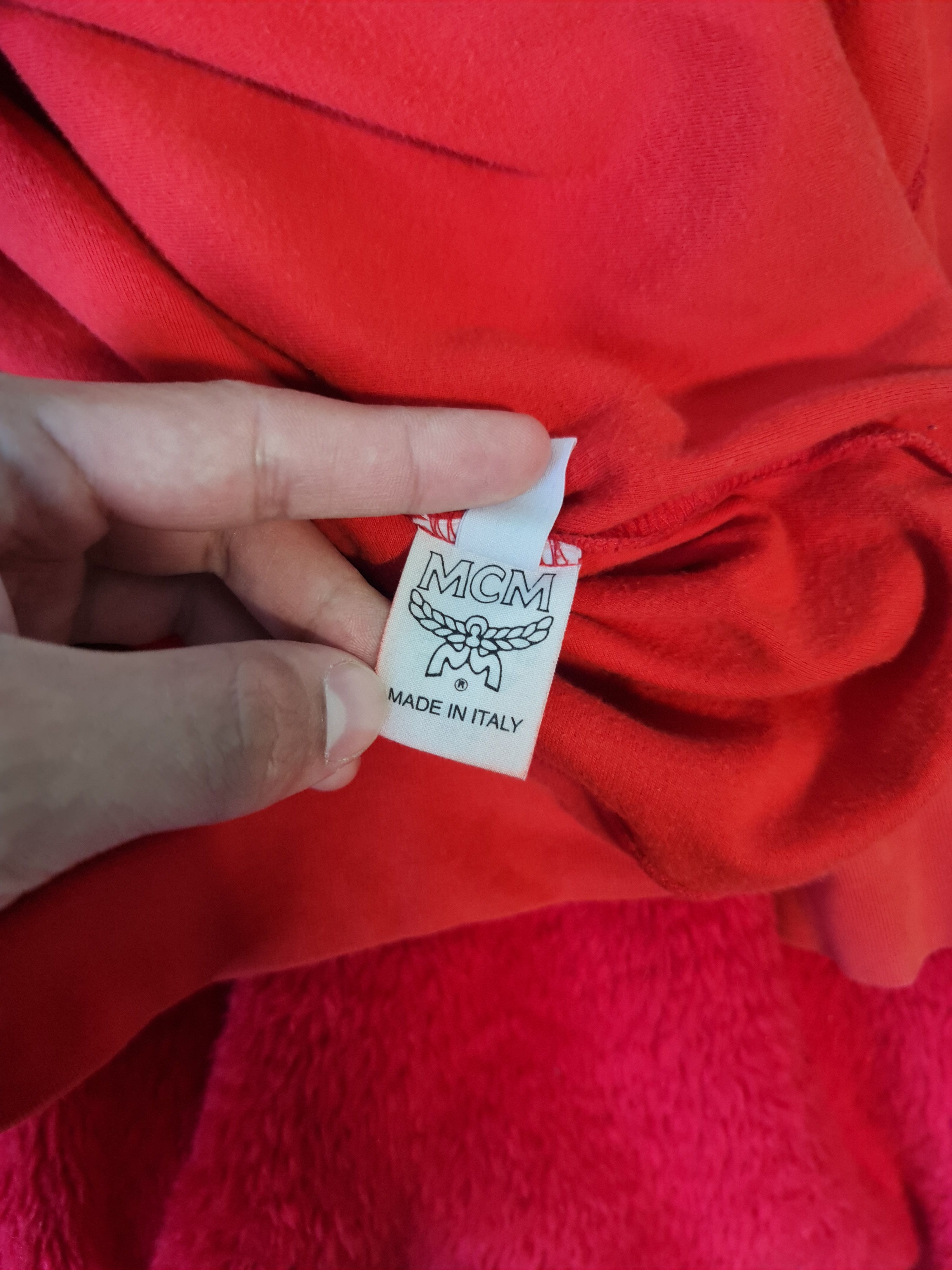 MCM Red MCM Golf Longsleeve with logo Size US M / EU 48-50 / 2 - 10 Thumbnail
