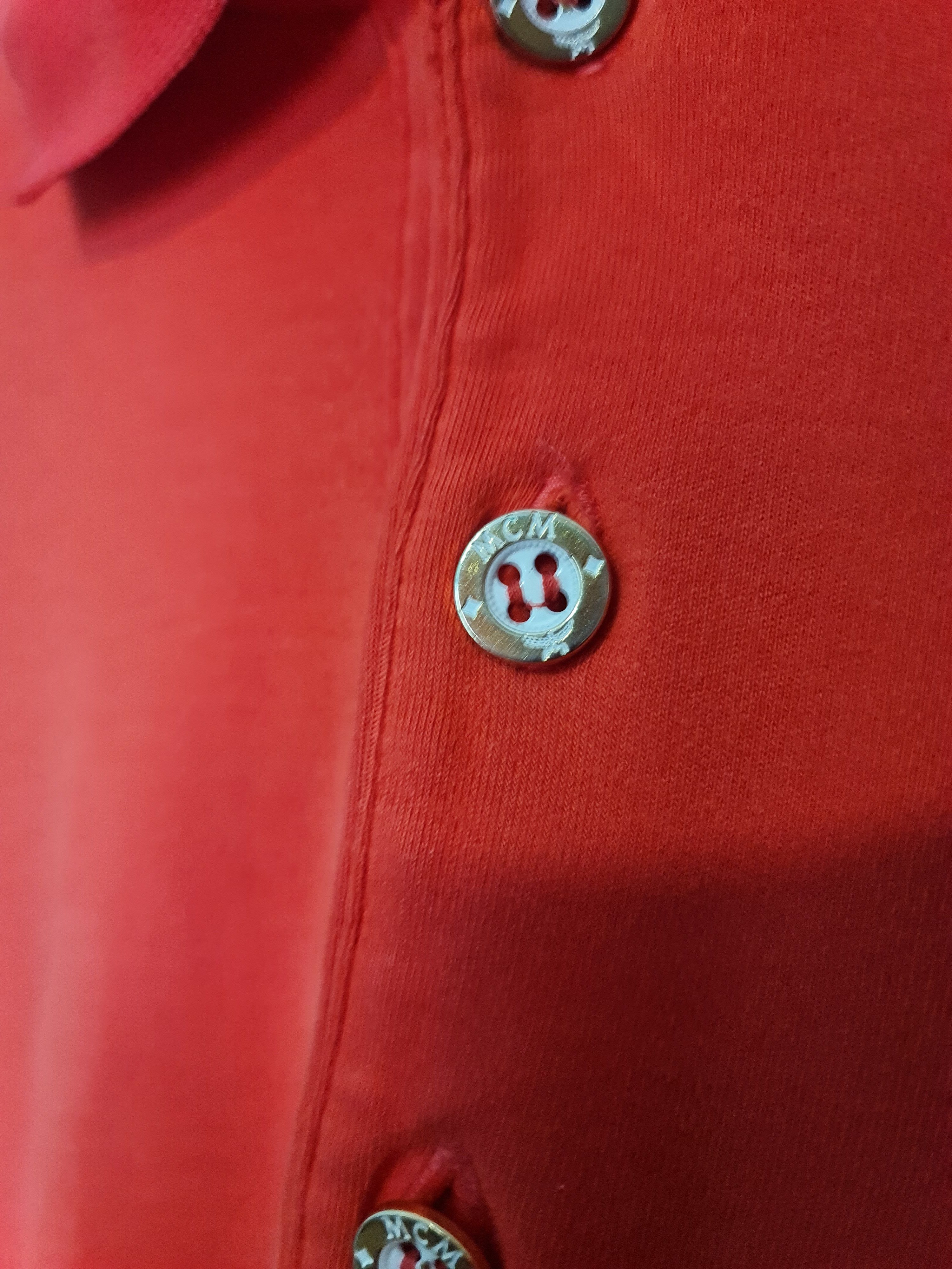 MCM Red MCM Golf Longsleeve with logo Size US M / EU 48-50 / 2 - 5 Thumbnail