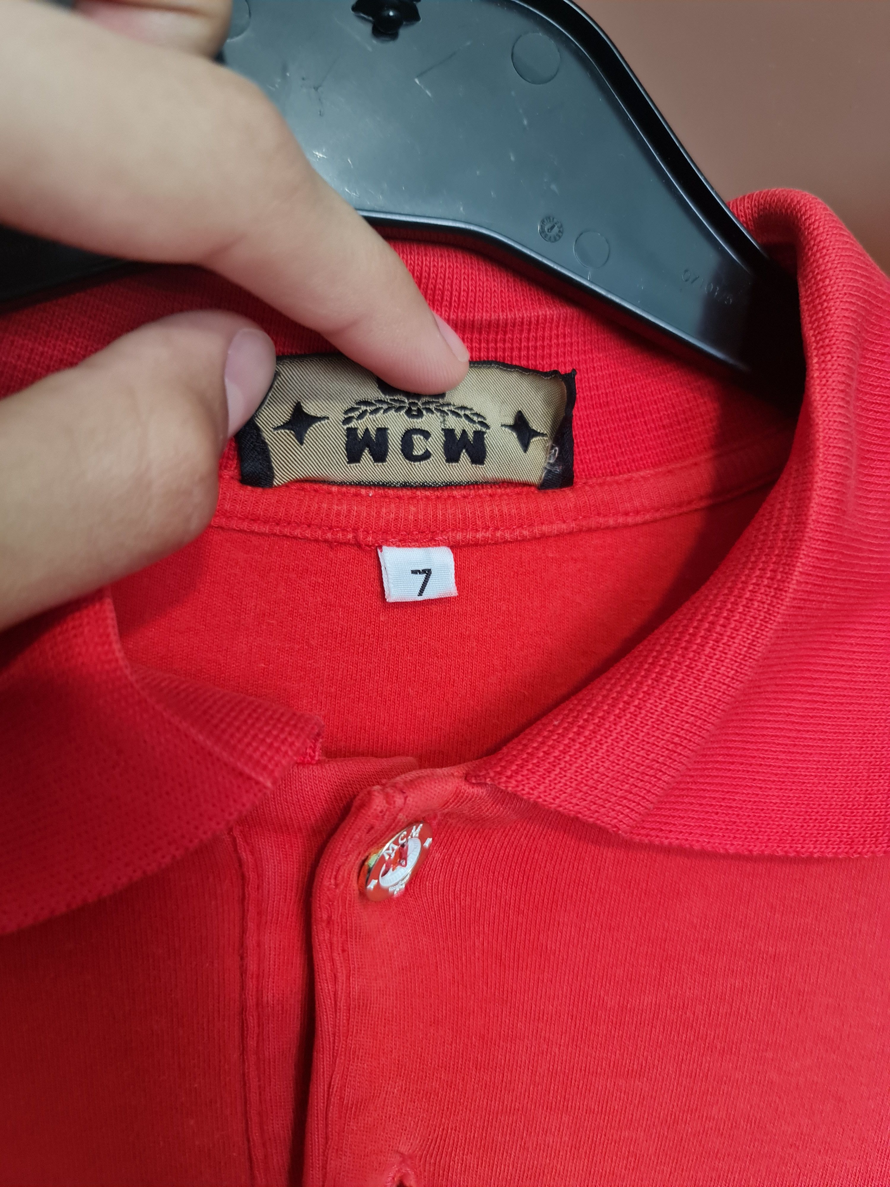 MCM Red MCM Golf Longsleeve with logo Size US M / EU 48-50 / 2 - 7 Thumbnail