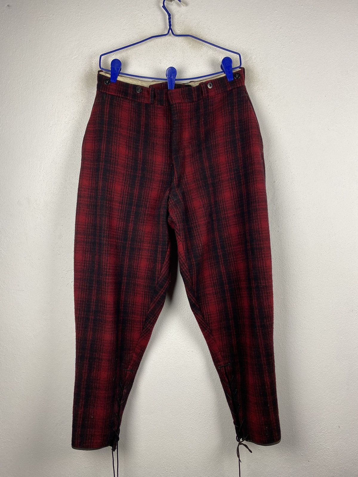 Vintage × Woolrich Woolen Mills 🔥TRUE VINTAGE🔥WOOLRICH WOOLEN MILLS PURE WOOL TARTAN PANTS Size US 32 / EU 48 - 1 Thumbnail
