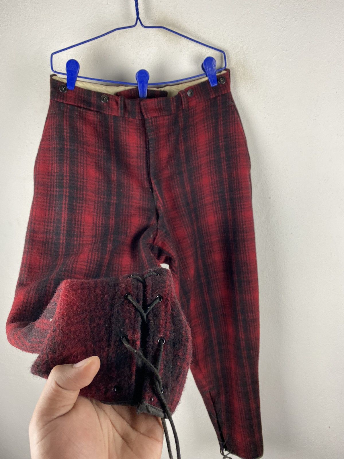 Vintage × Woolrich Woolen Mills 🔥TRUE VINTAGE🔥WOOLRICH WOOLEN MILLS PURE WOOL TARTAN PANTS Size US 32 / EU 48 - 5 Thumbnail