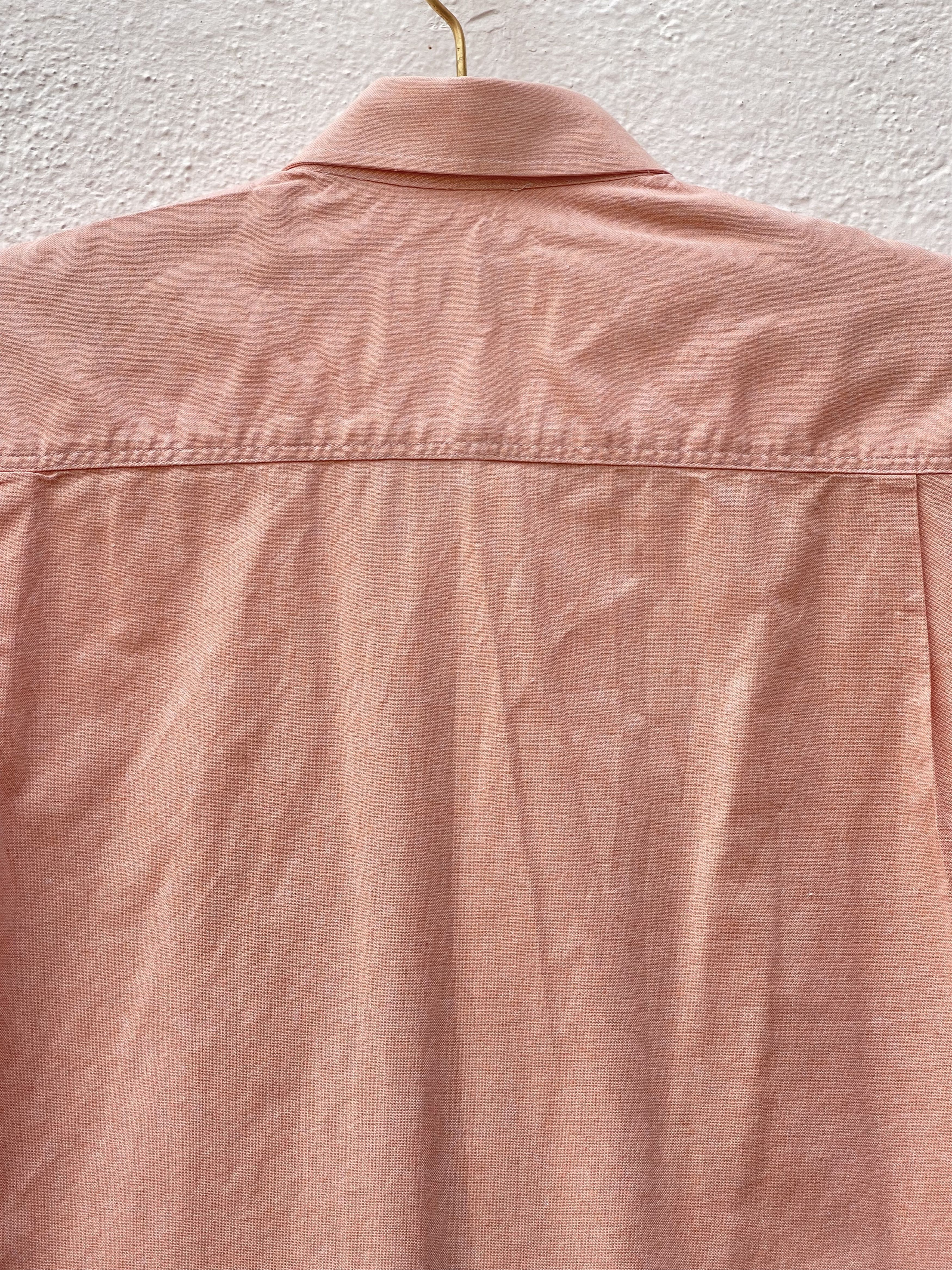Yves Saint Laurent 🔥 orange pink salmon shirt Yves saint Laurent M Size US L / EU 52-54 / 3 - 3 Thumbnail