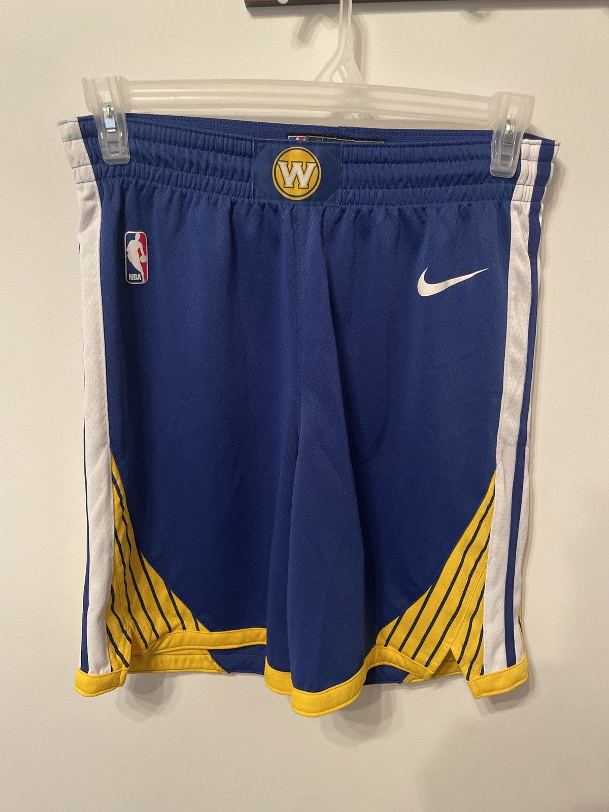 NBA × Nike GOLDEN STATE WARRIORS Away Uniform NBA Shorts Size US 34 / EU 50 - 1 Thumbnail