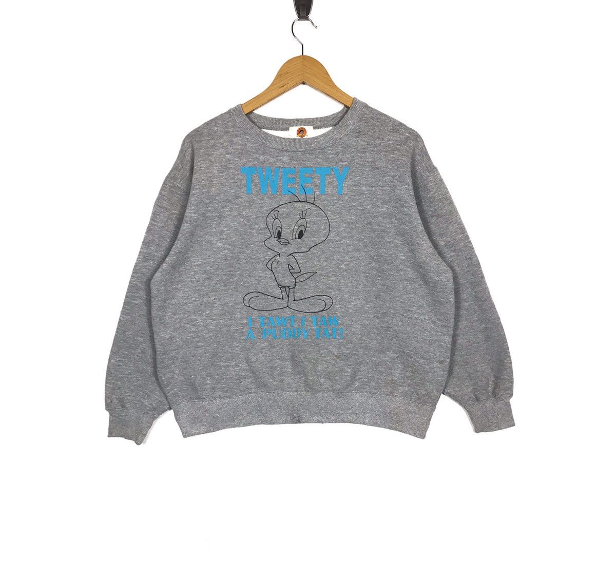 Vintage Looney Tunes Tweety Big Logo Sweatshirt Jumper
