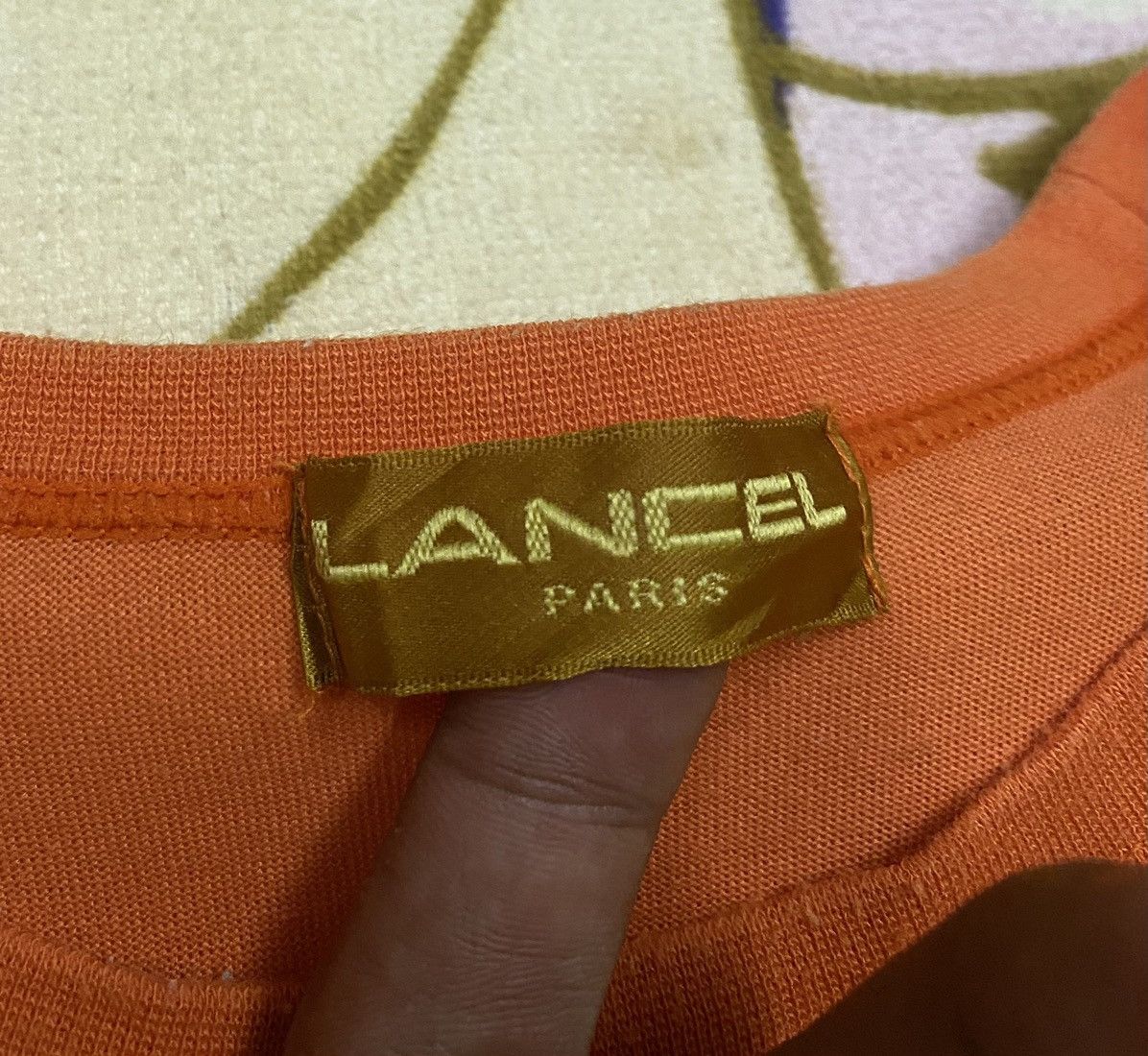Vintage LANCEL PARIS Shirt Made in Japan x Rare