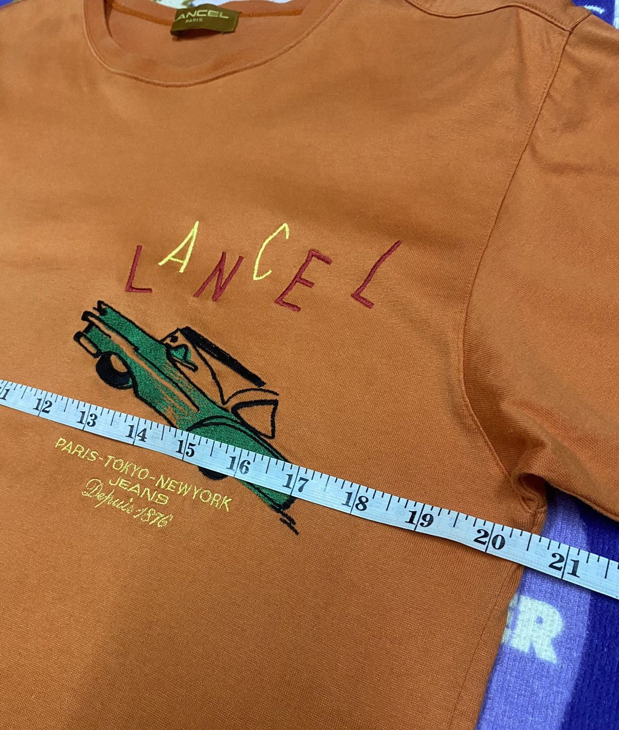 Vintage LANCEL PARIS Shirt Made in Japan x Rare