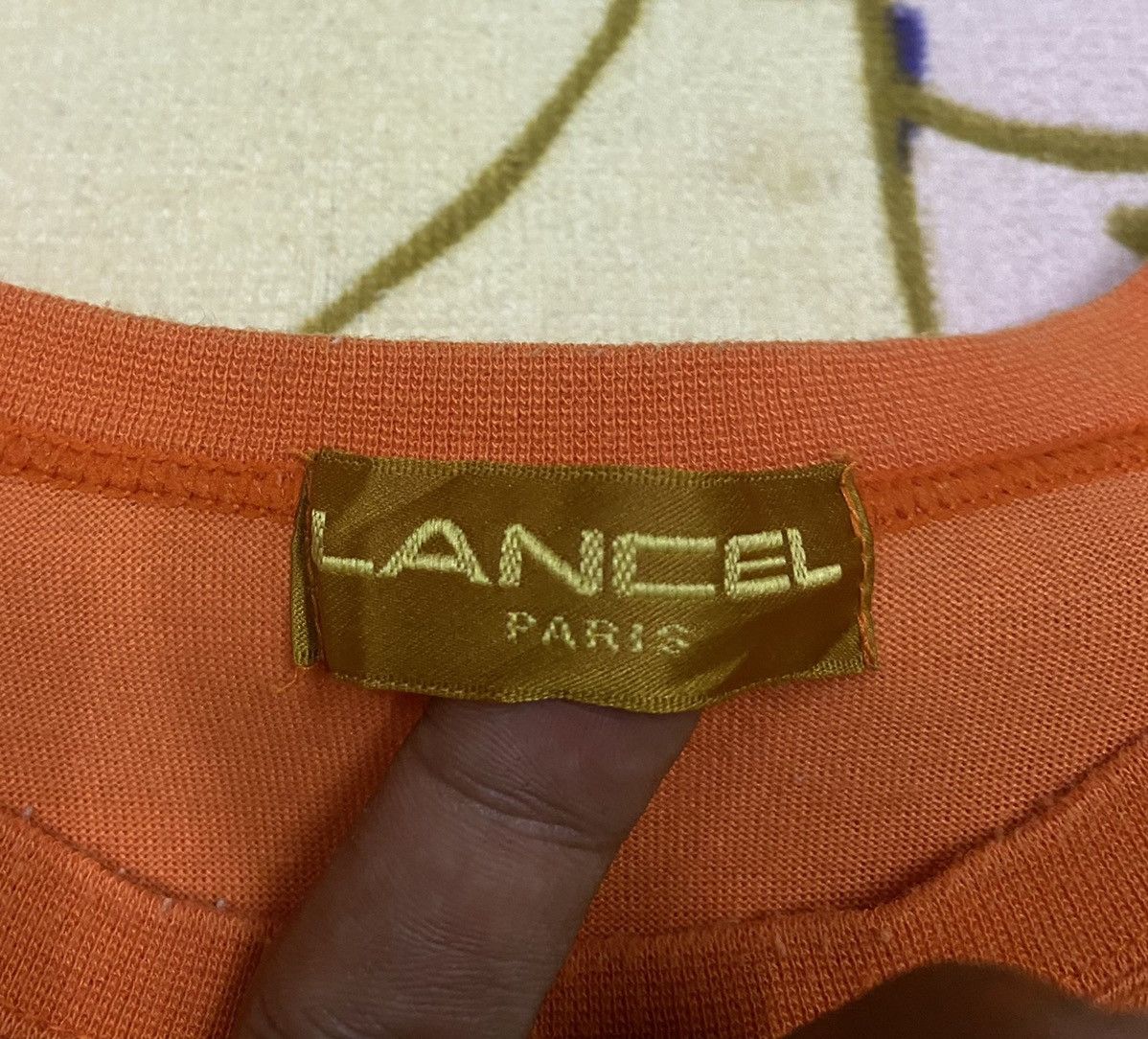 Vintage LANCEL PARIS Shirt Made in Japan x Rare