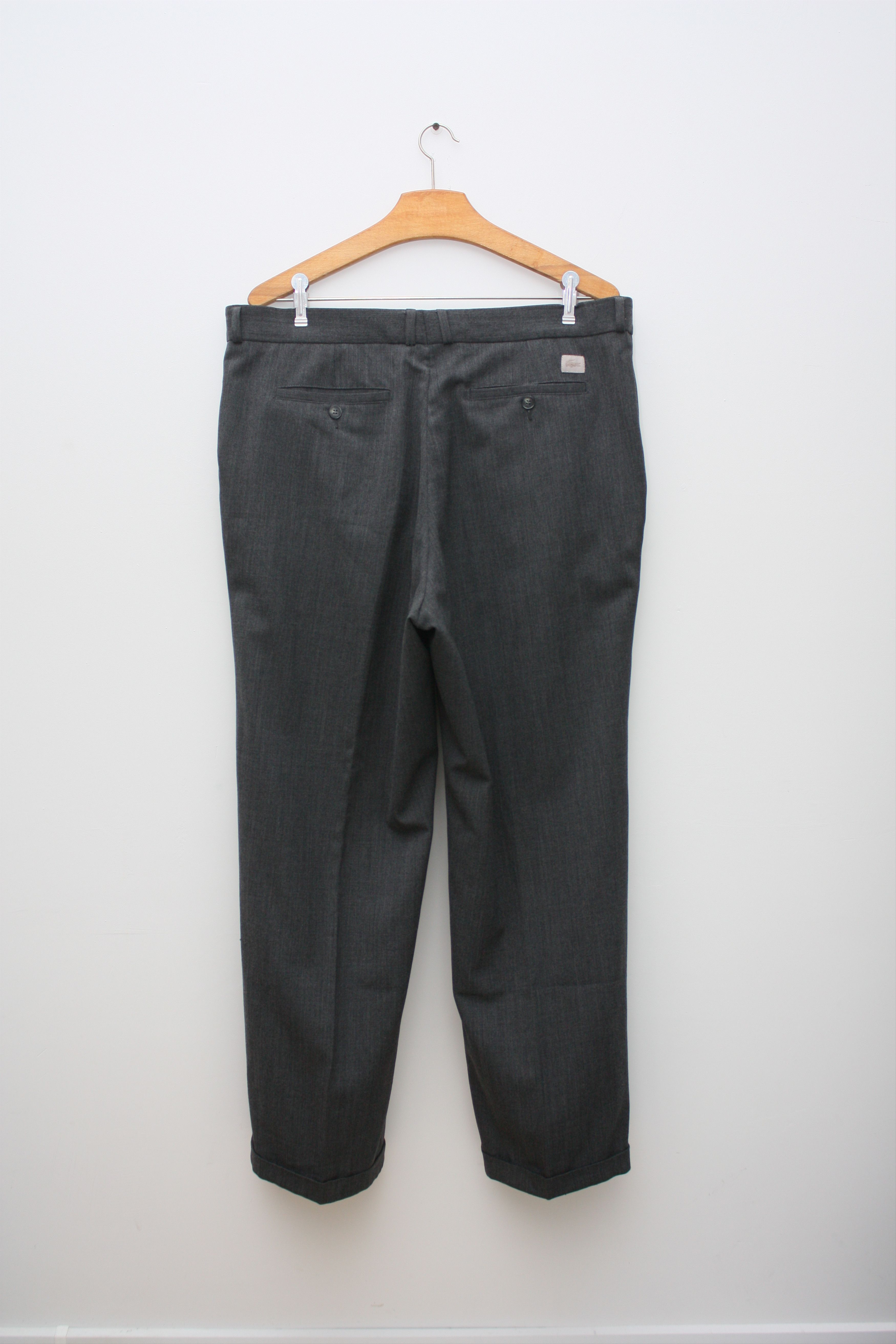 Lacoste Lacoste Vintage Wool Pants Grey Size US 36 / EU 52 - 2 Thumbnail