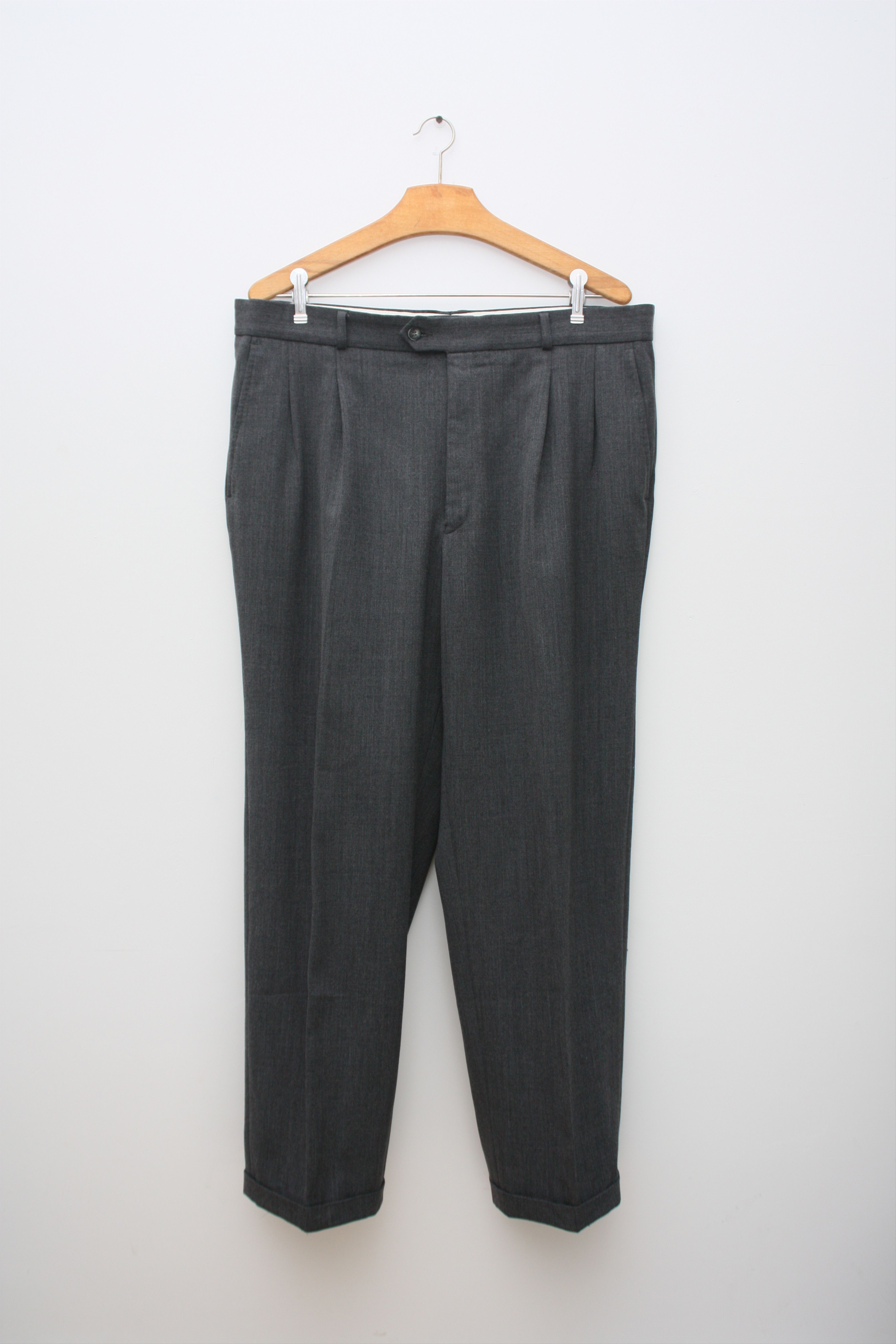 Lacoste Lacoste Vintage Wool Pants Grey Size US 36 / EU 52 - 3 Thumbnail
