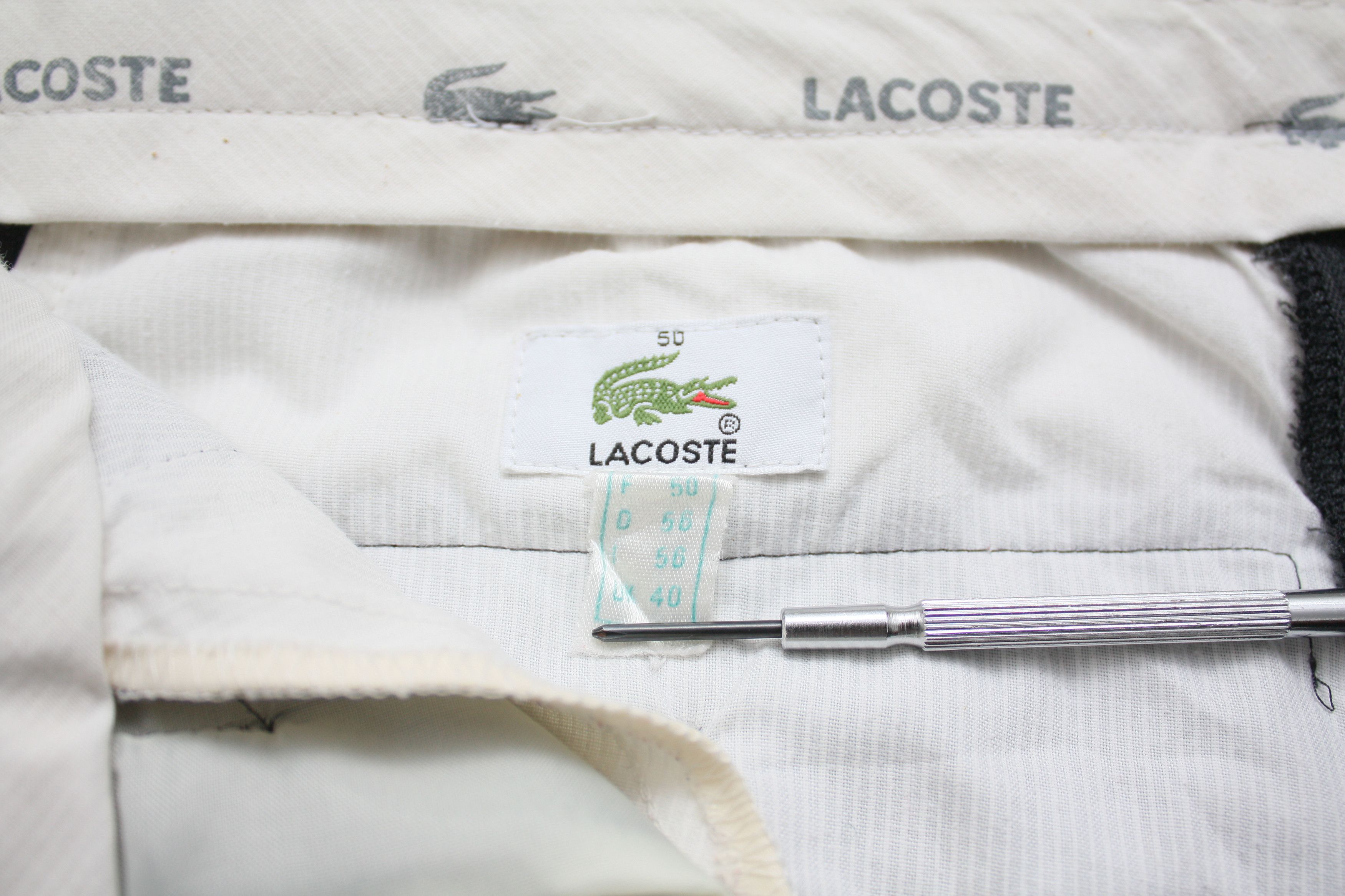 Lacoste Lacoste Vintage Wool Pants Grey Size US 36 / EU 52 - 6 Thumbnail