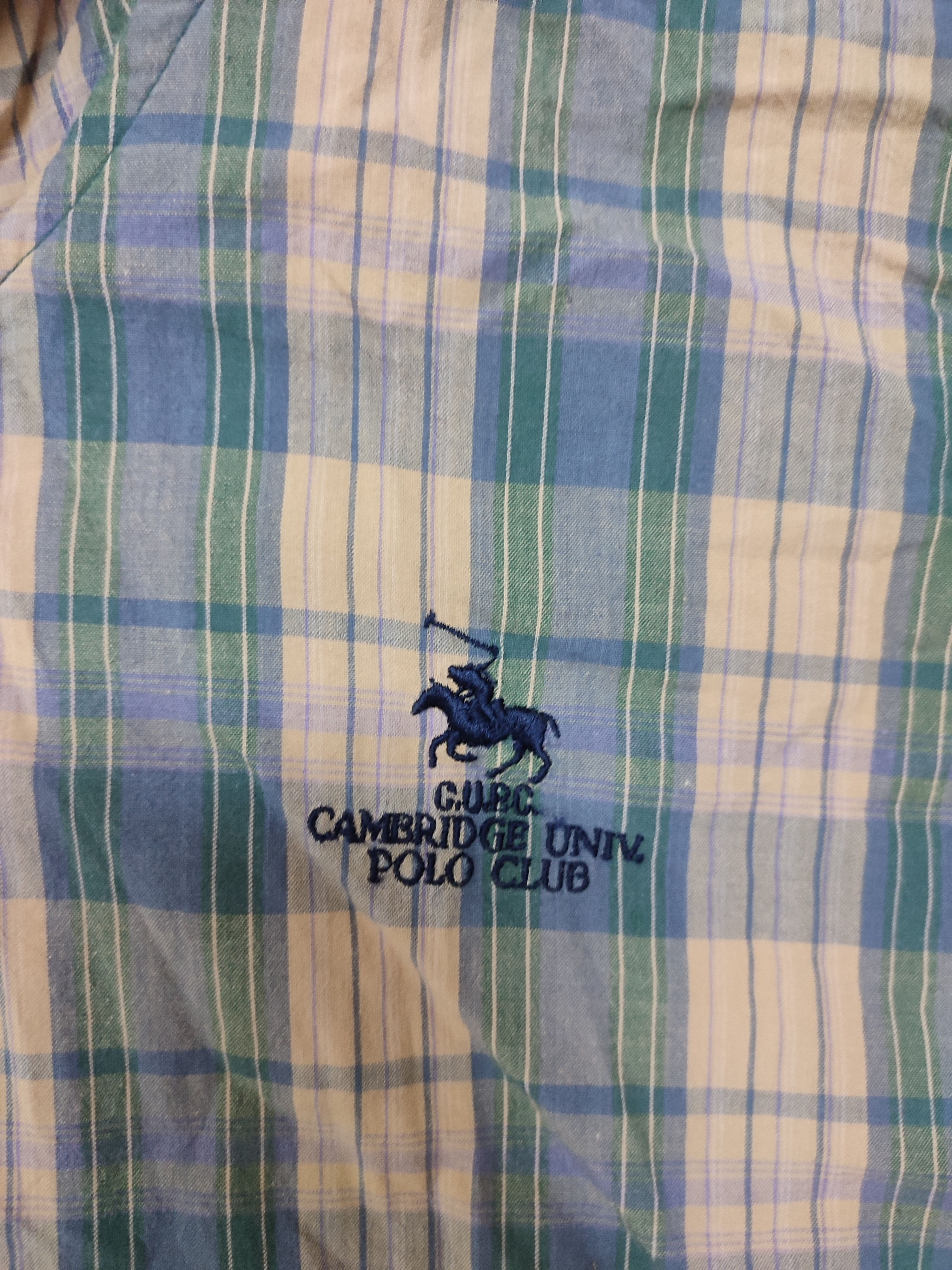 Japanese Brand Vintage Nova check Cambridge Univ Polo Club Hoodies Size US M / EU 48-50 / 2 - 5 Thumbnail