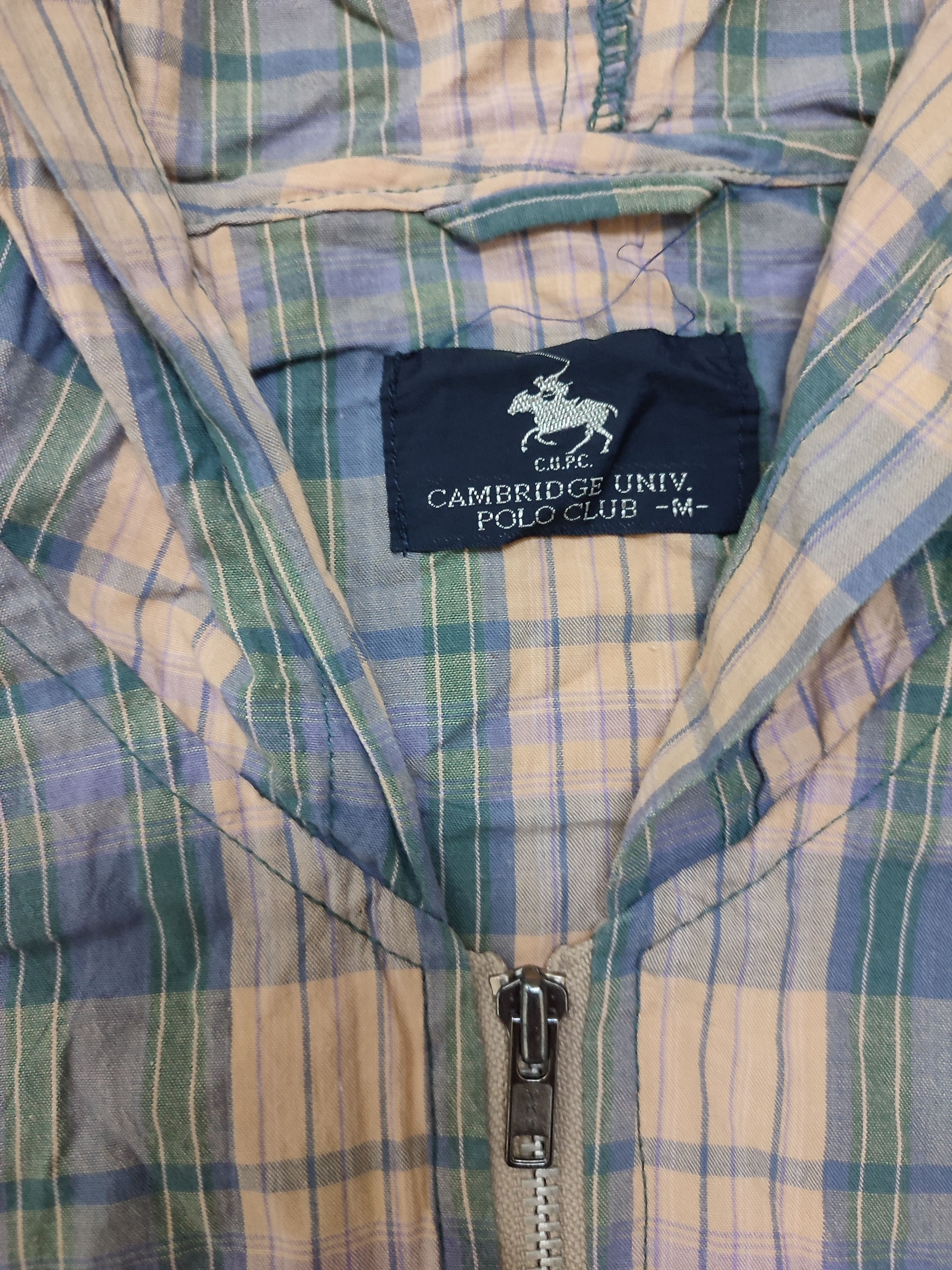 Japanese Brand Vintage Nova check Cambridge Univ Polo Club Hoodies Size US M / EU 48-50 / 2 - 3 Thumbnail