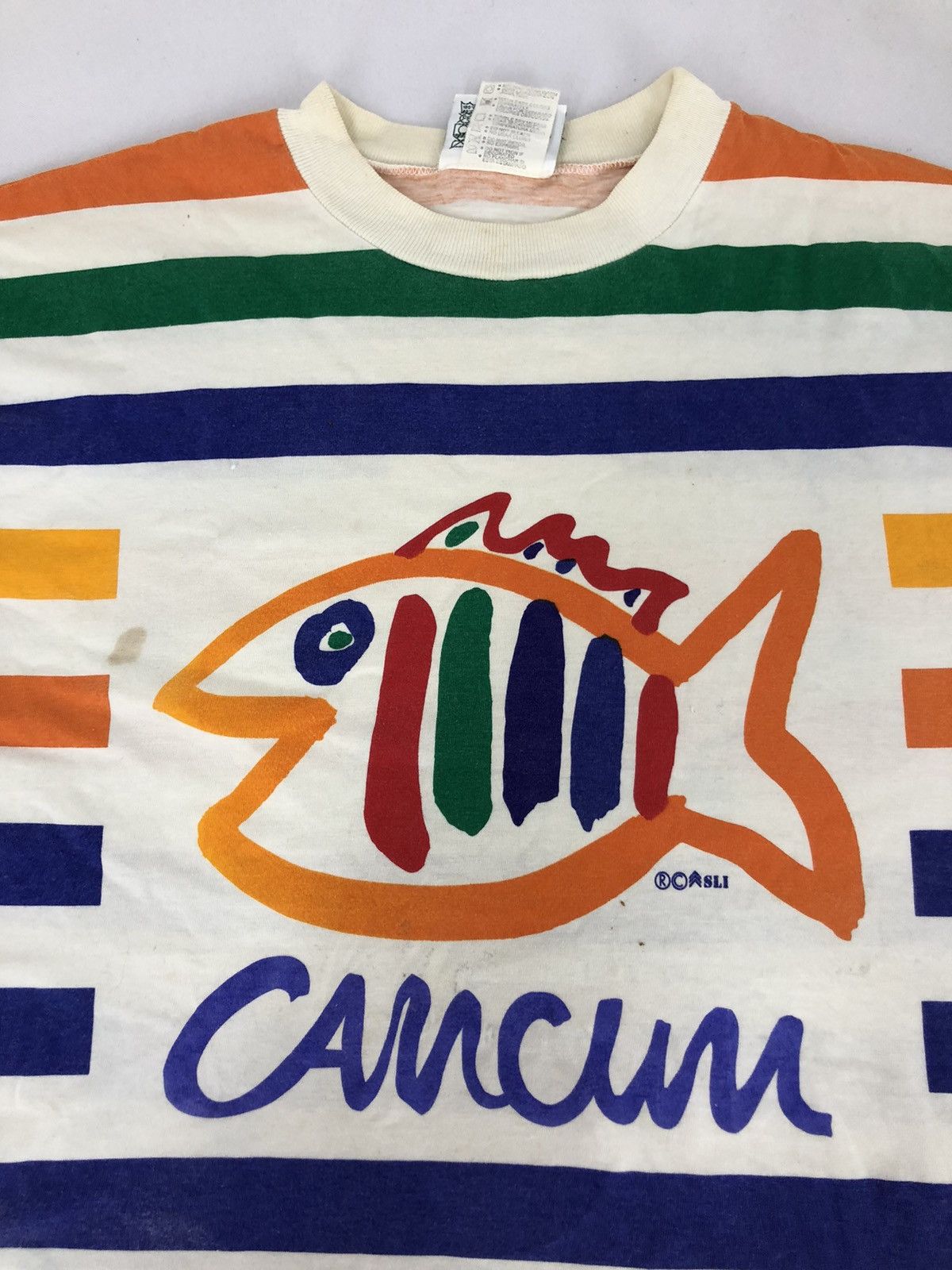 Other Rarely Seen🔥 Vintage Sgt. Leisure Camcun Fish Striped Logo Size US M / EU 48-50 / 2 - 3 Thumbnail