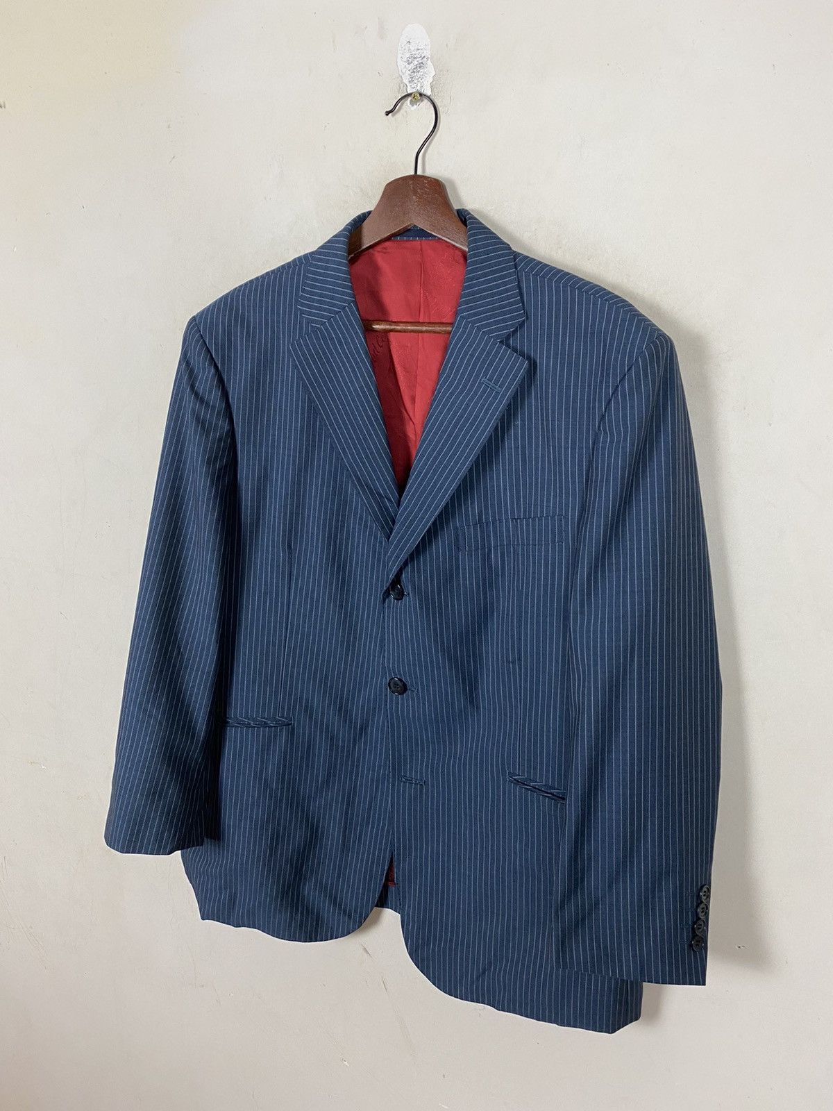 Japanese Brand × Vintage Ted Company Pinstripe Blazer - Men’s Formal Suit Jacket Size US L / EU 52-54 / 3 - 6 Thumbnail