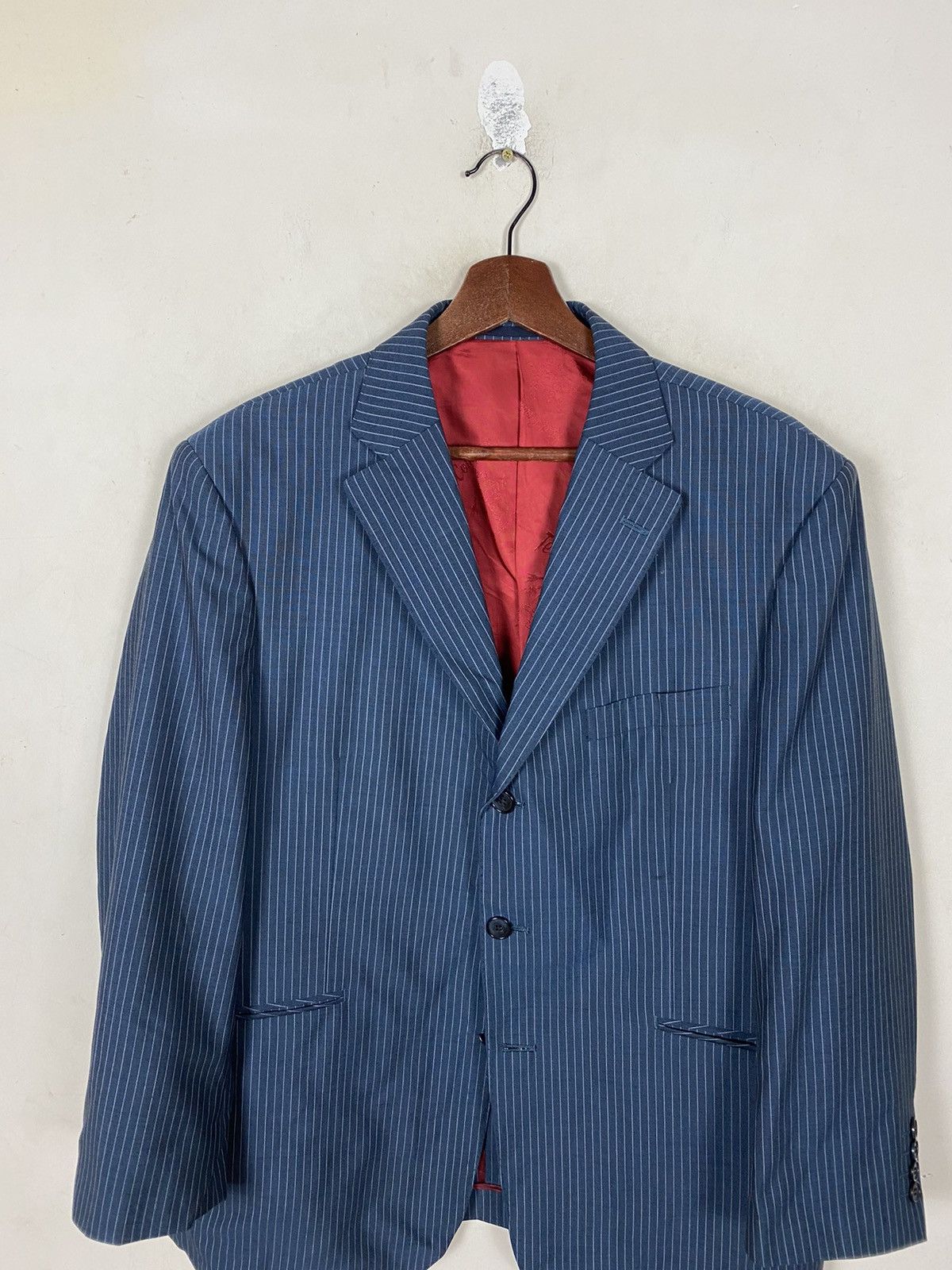 Japanese Brand × Vintage Ted Company Pinstripe Blazer - Men’s Formal Suit Jacket Size US L / EU 52-54 / 3 - 5 Thumbnail