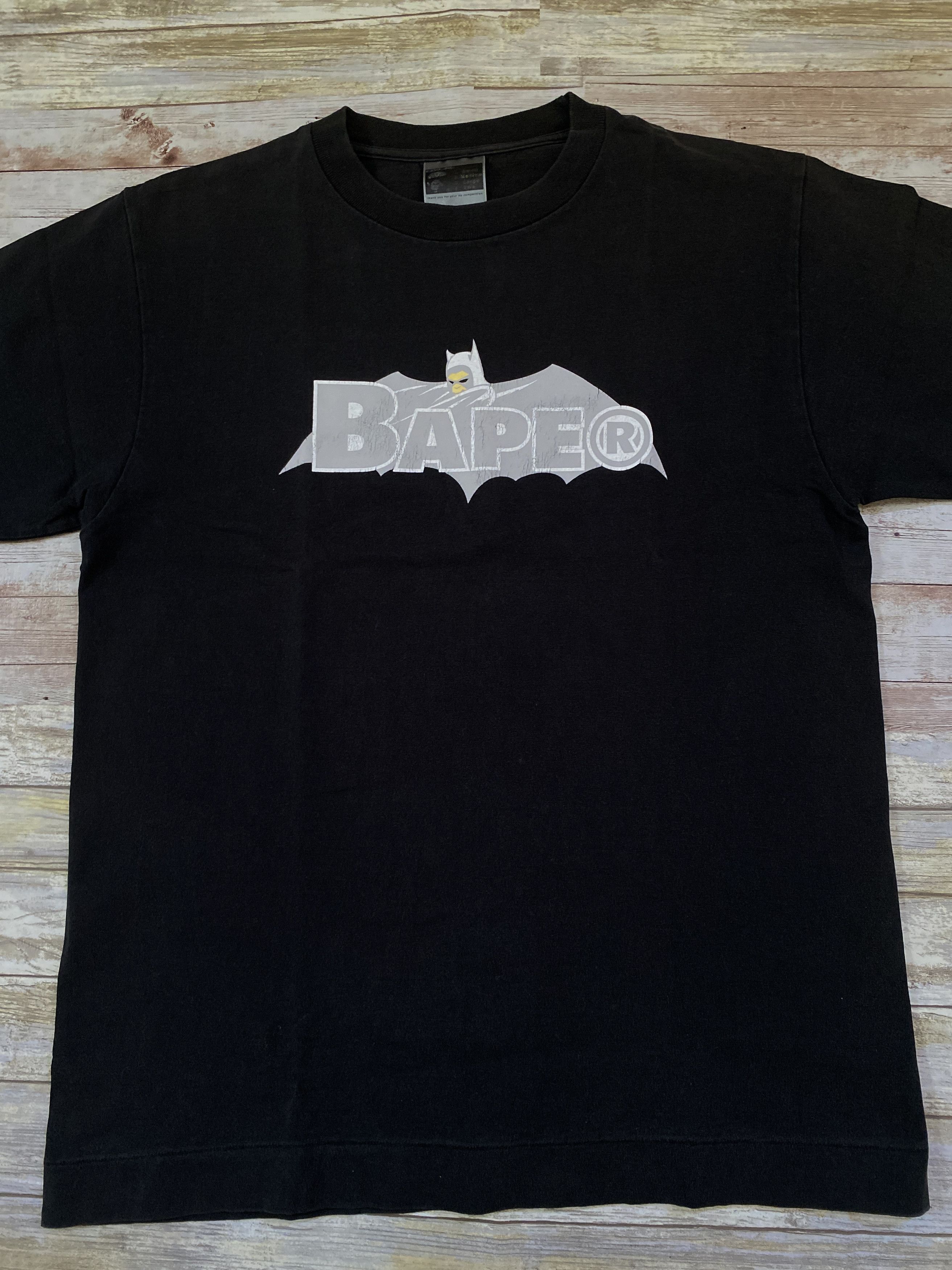 Limited Edition Bape x Batman A Bathing Ape T-shirt DC Comic