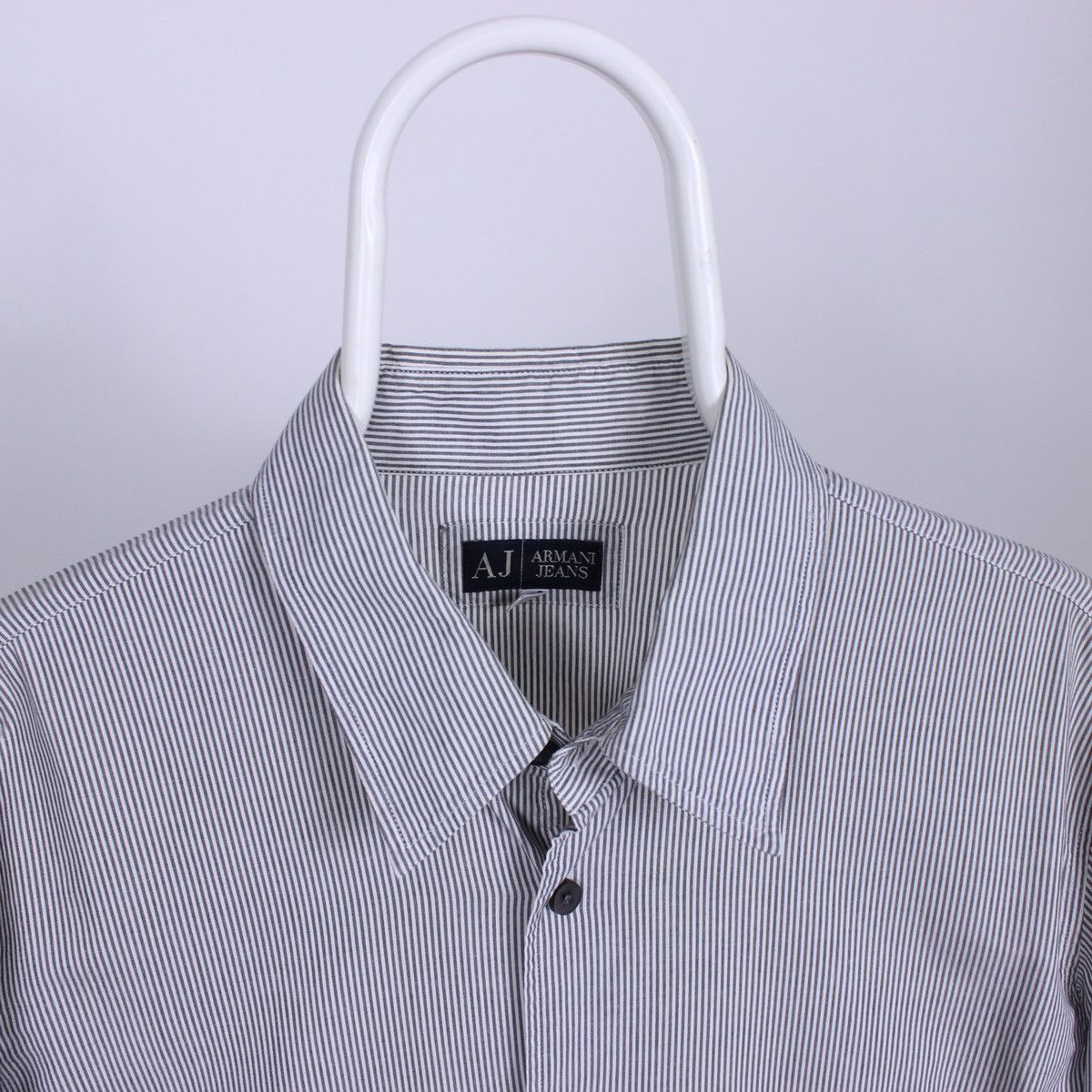 Armani Vintage Armani Jeans Shirt Long Sleeve Size US L / EU 52-54 / 3 - 3 Thumbnail