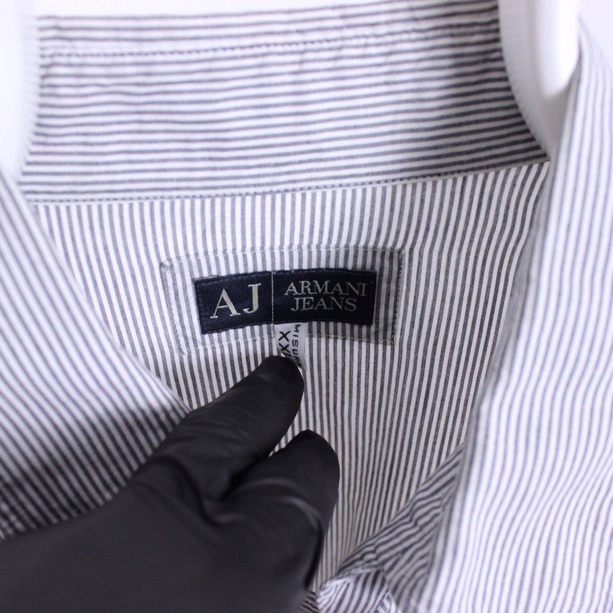 Armani Vintage Armani Jeans Shirt Long Sleeve Size US L / EU 52-54 / 3 - 4 Thumbnail