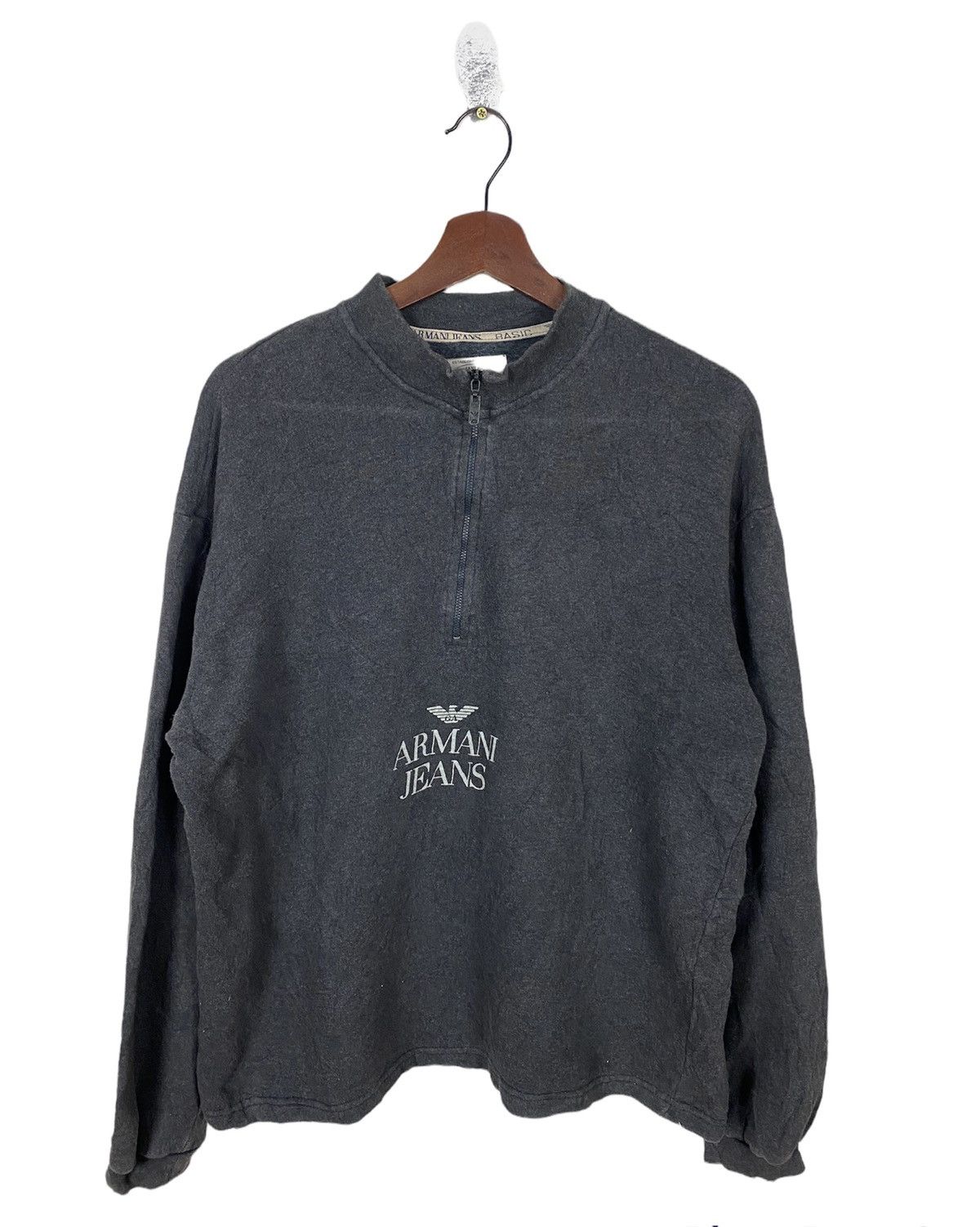 Armani 🔥SALE🔥ARMANI JEANS MADE IN ITALY PULLOVER Size US L / EU 52-54 / 3 - 1 Thumbnail