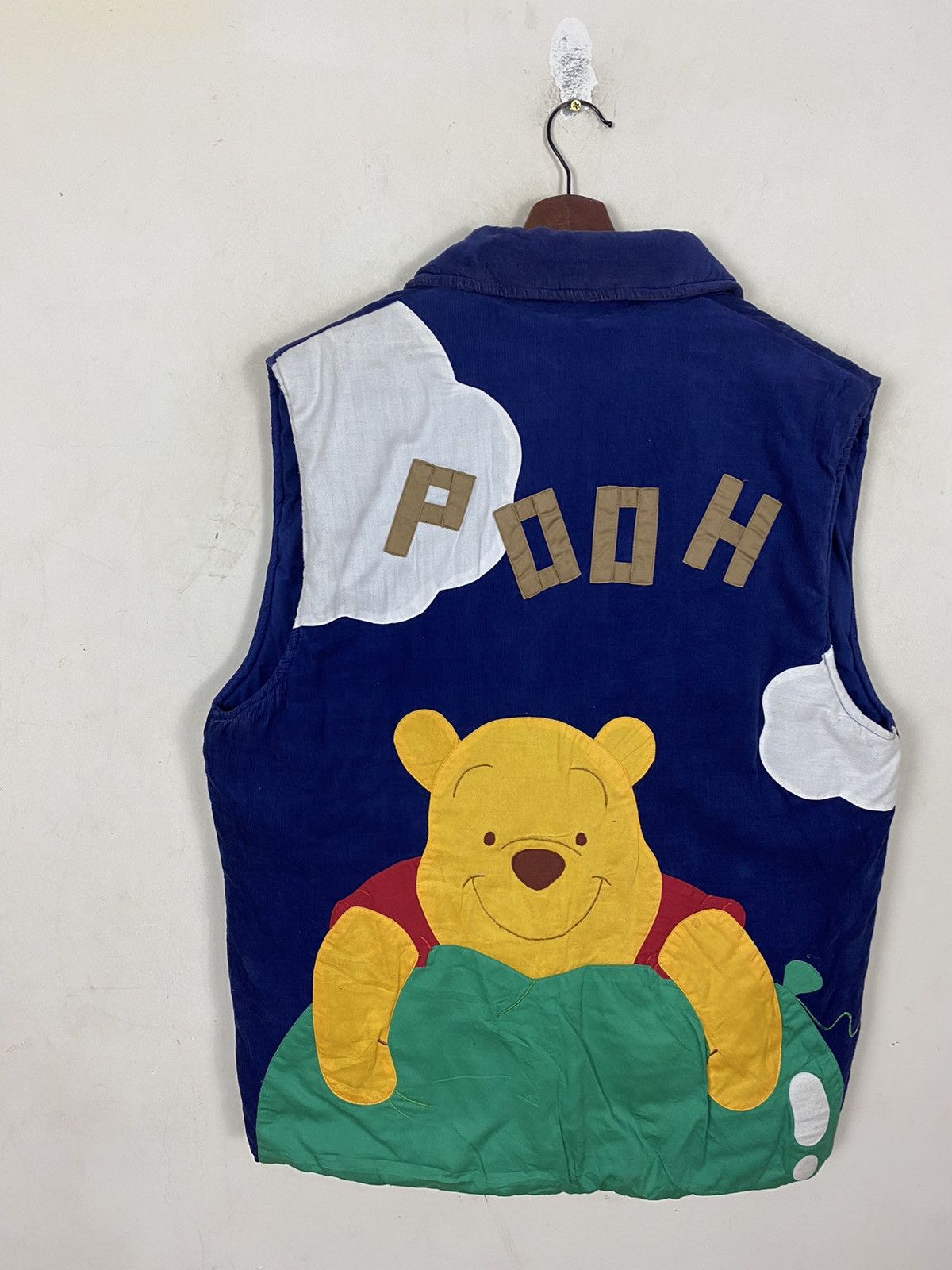Disney Vintage Disney Pooh Bear Corduroy Vest by Yoshimura Design Size US L / EU 52-54 / 3 - 4 Thumbnail