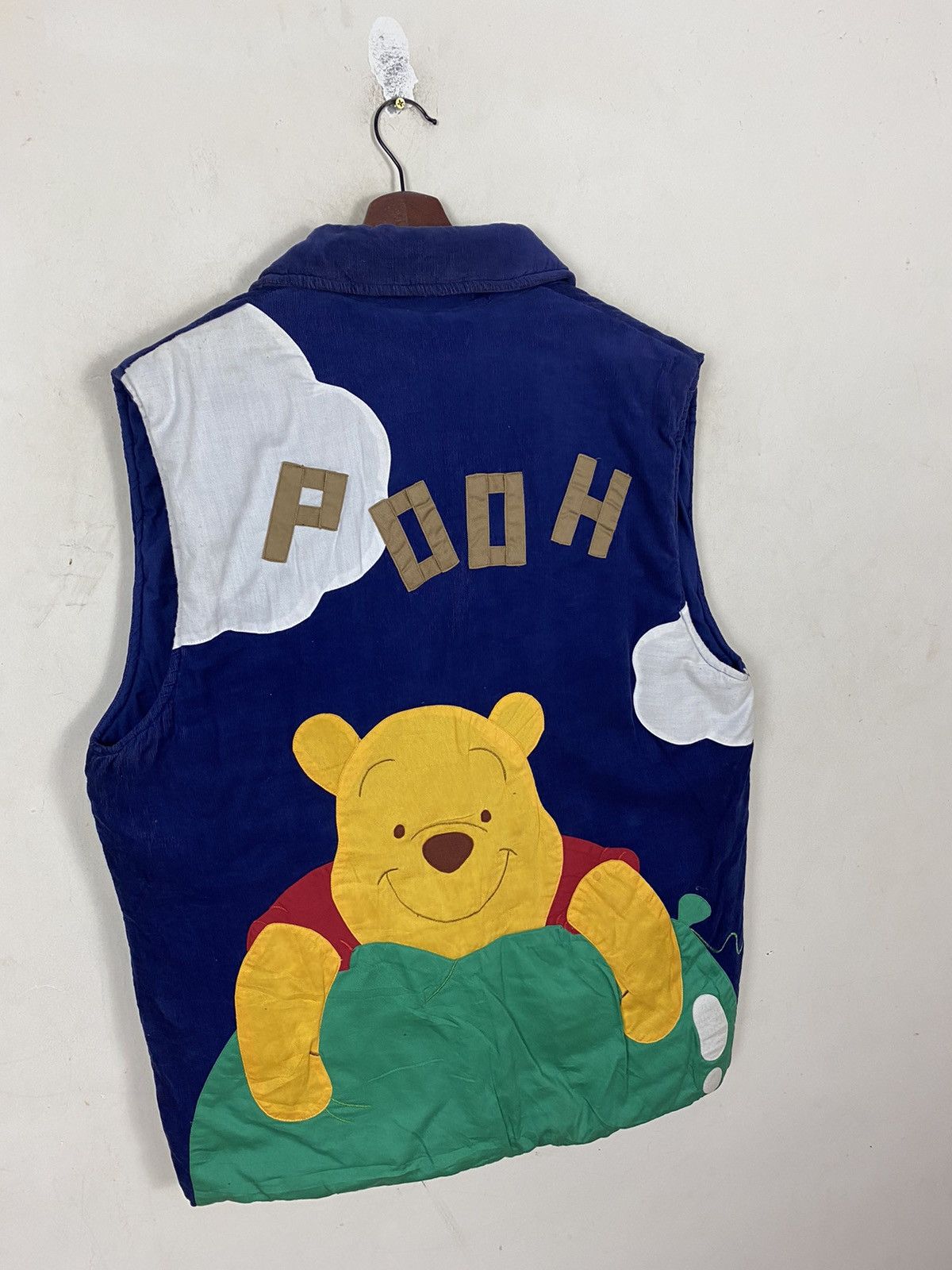 Disney Vintage Disney Pooh Bear Corduroy Vest by Yoshimura Design Size US L / EU 52-54 / 3 - 3 Thumbnail